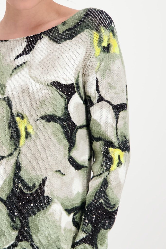 Monari Rundhalspullover