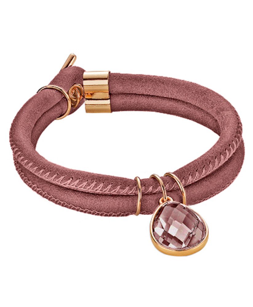 crystal blue Quarzuhr mit edlem Chronolook als Set mit Knebelarmband, kostenlose Lieferung