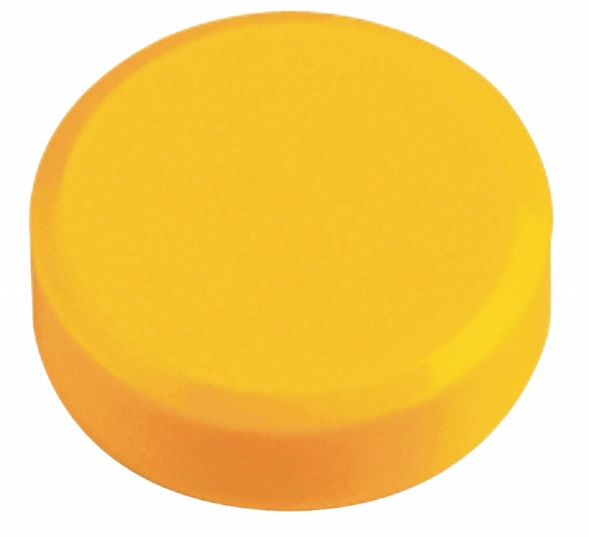 Magnet Rundmagnet 30mm Durchmesser 0,6kg Haftkraft 20 Stück gelb.