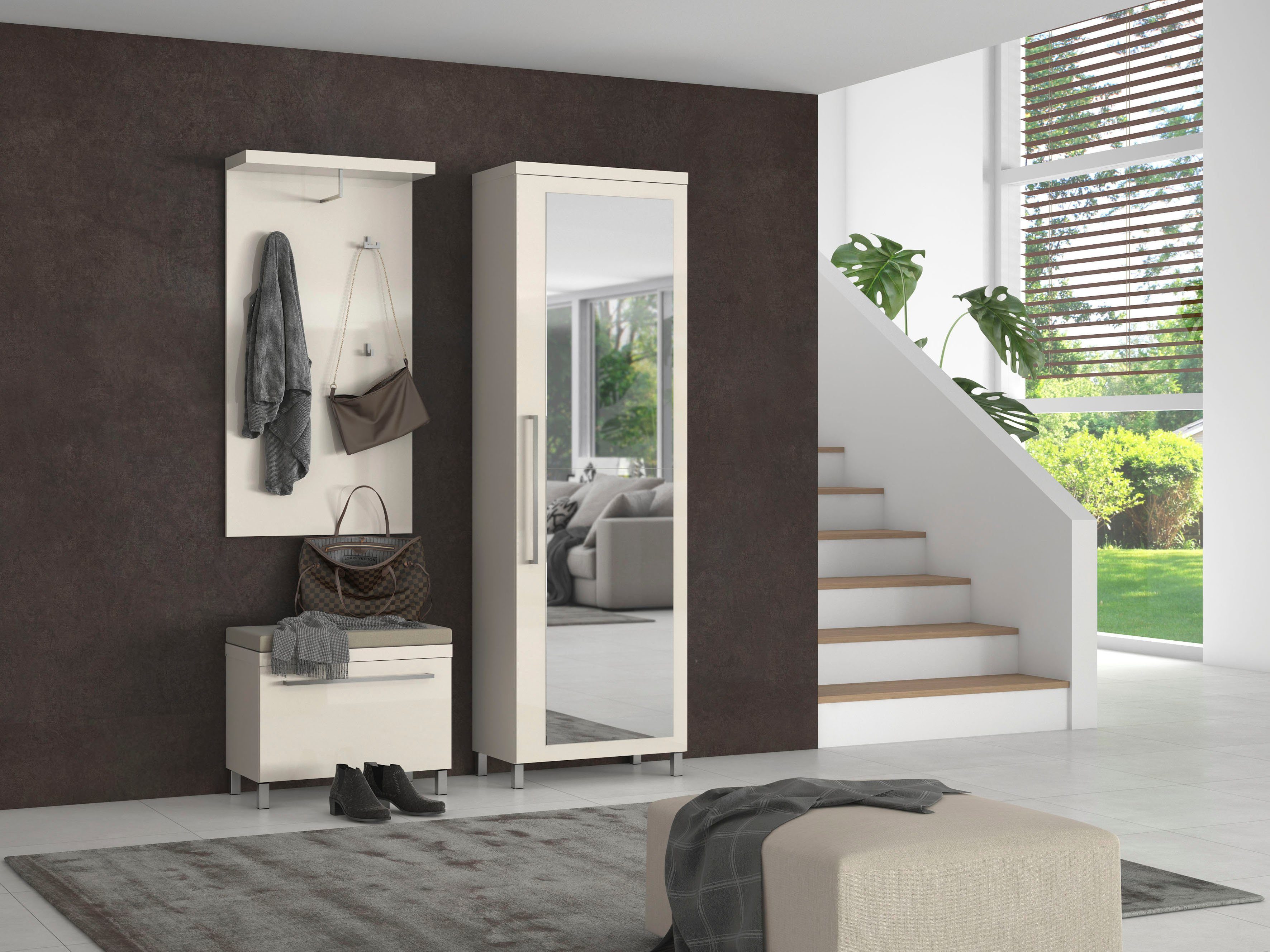 Places of Style Garderobenpaneel »Rio«, hochwertig UV lackiert-HomeTrends