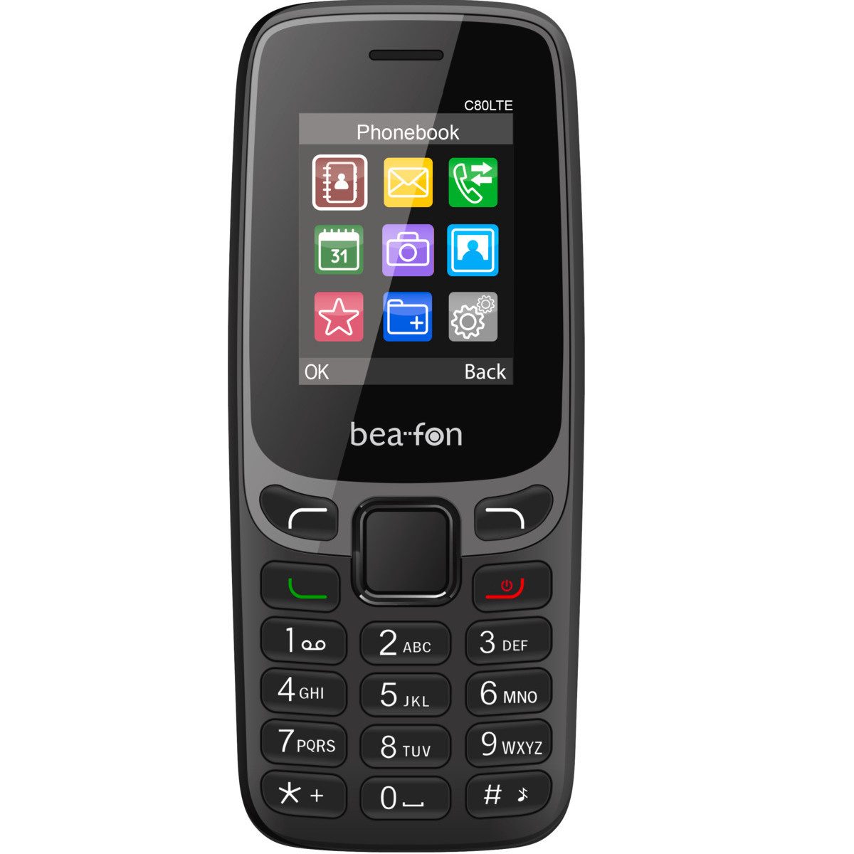 Beafon Bea-fon C80 LTE Seniorenhandy (1.77 Zoll, LTE)