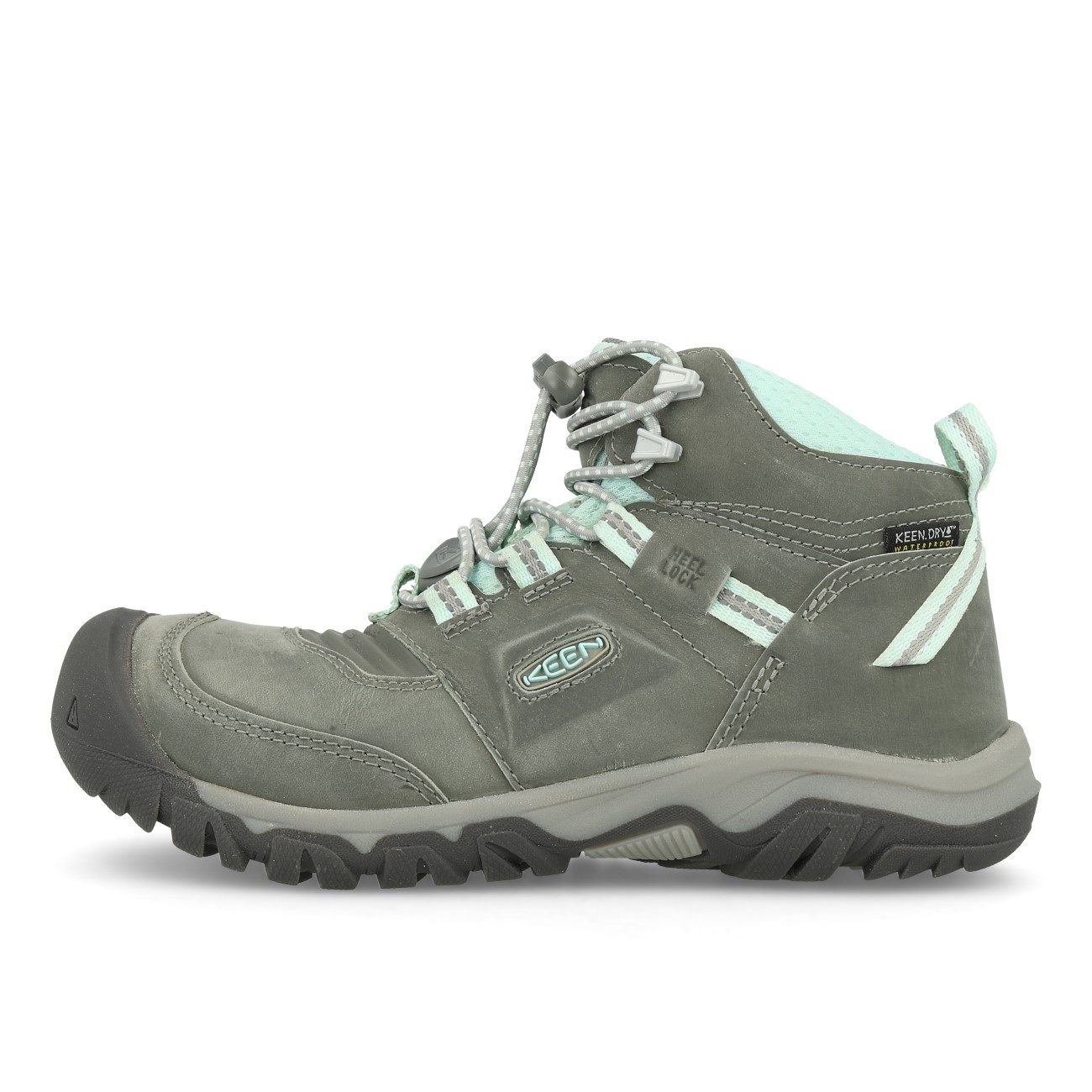 Keen Keen Ridge Flex Mid WP Kinderschuh Grey Blue Tint EUR 30 Stiefel