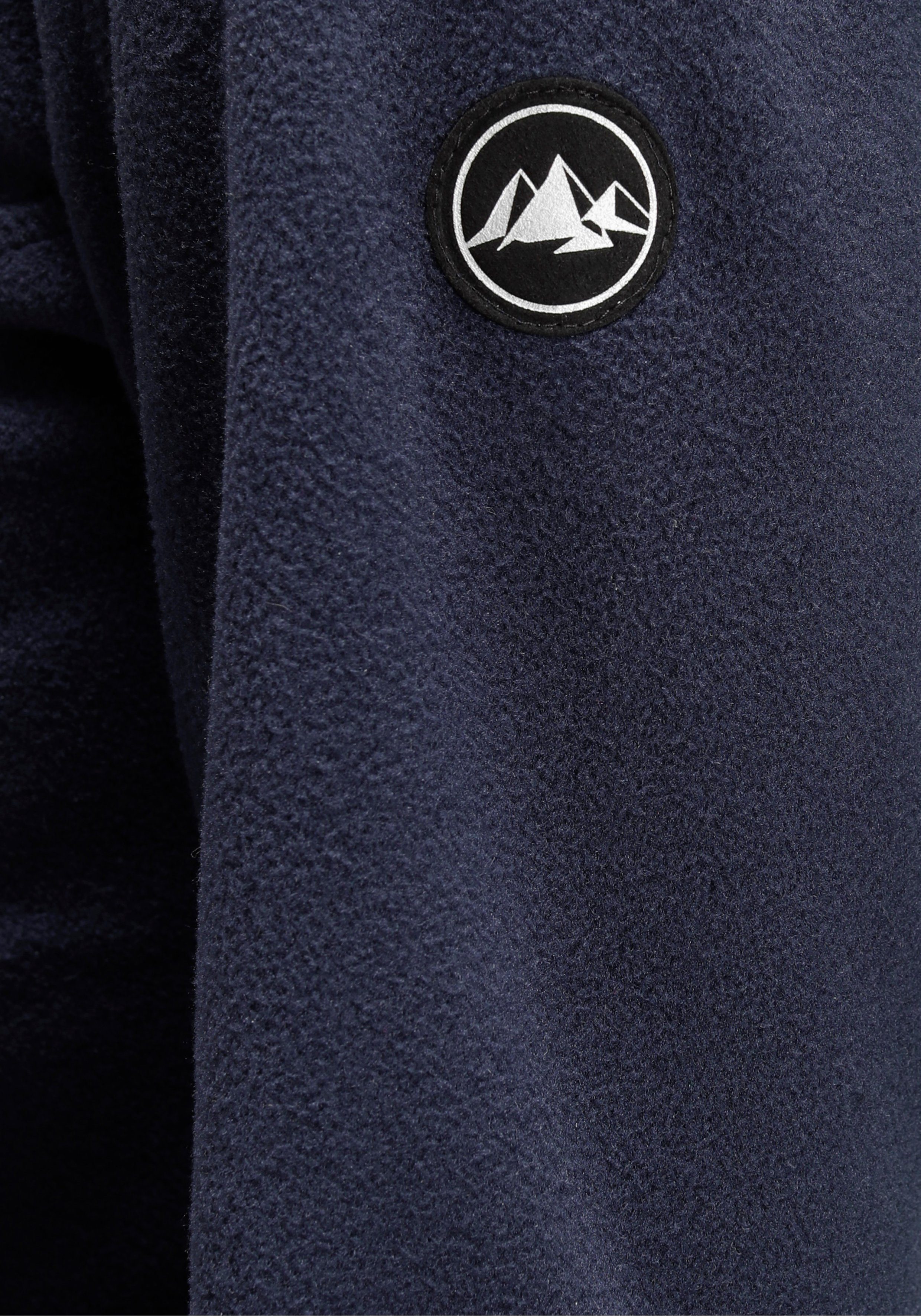 Polarino Fleecejacke aus Polarfleece wärmendem marine