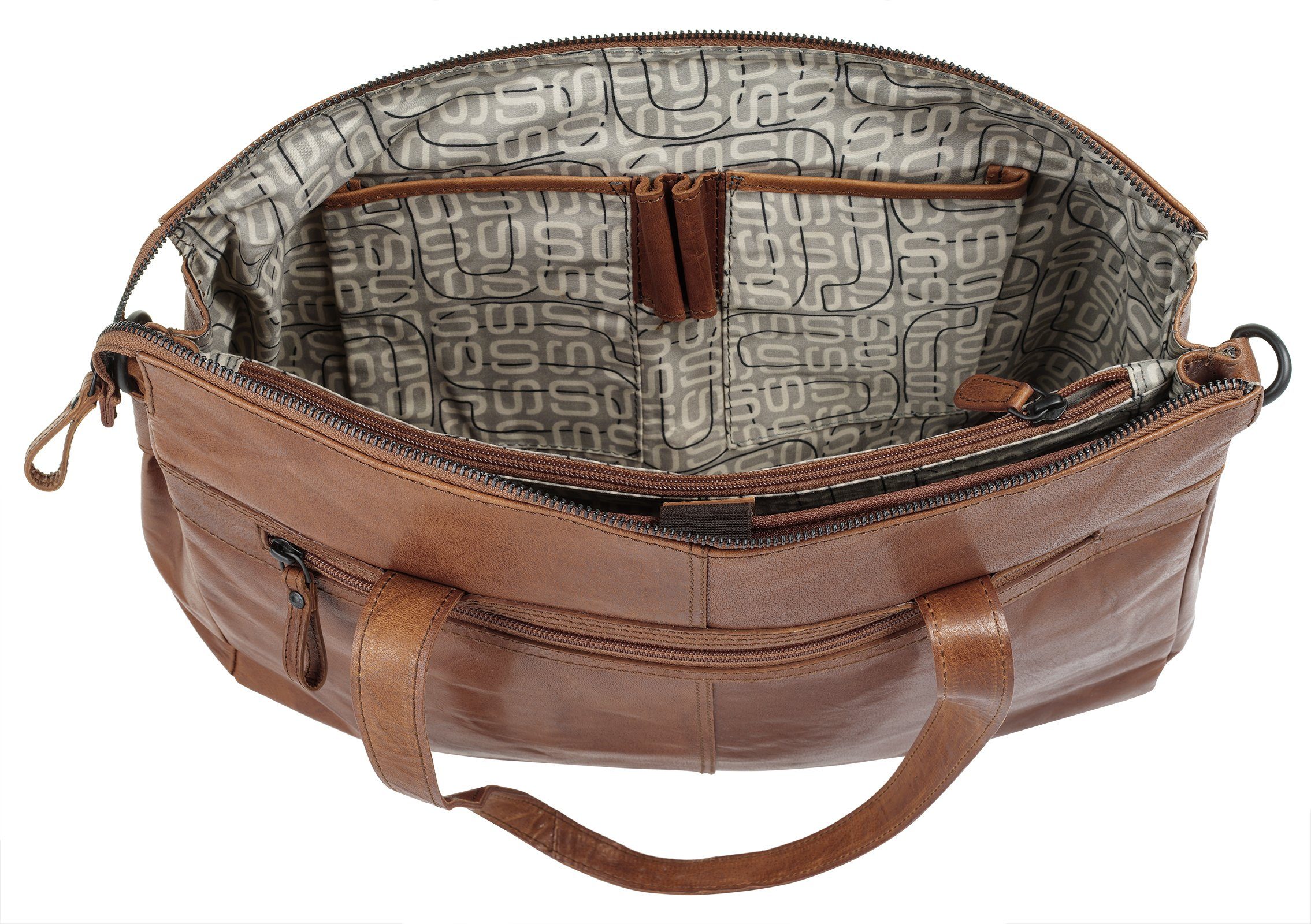 Spikes & Sparrow Shopper, echt Leder