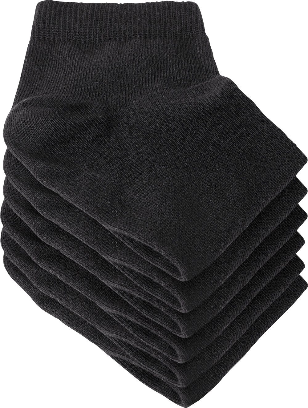 an, und schwarz perfekt den sich Socken an Nordcap Fuß 6er-Pack) atmungsaktiv (Packung, passt feuchtigkeitsregulierend