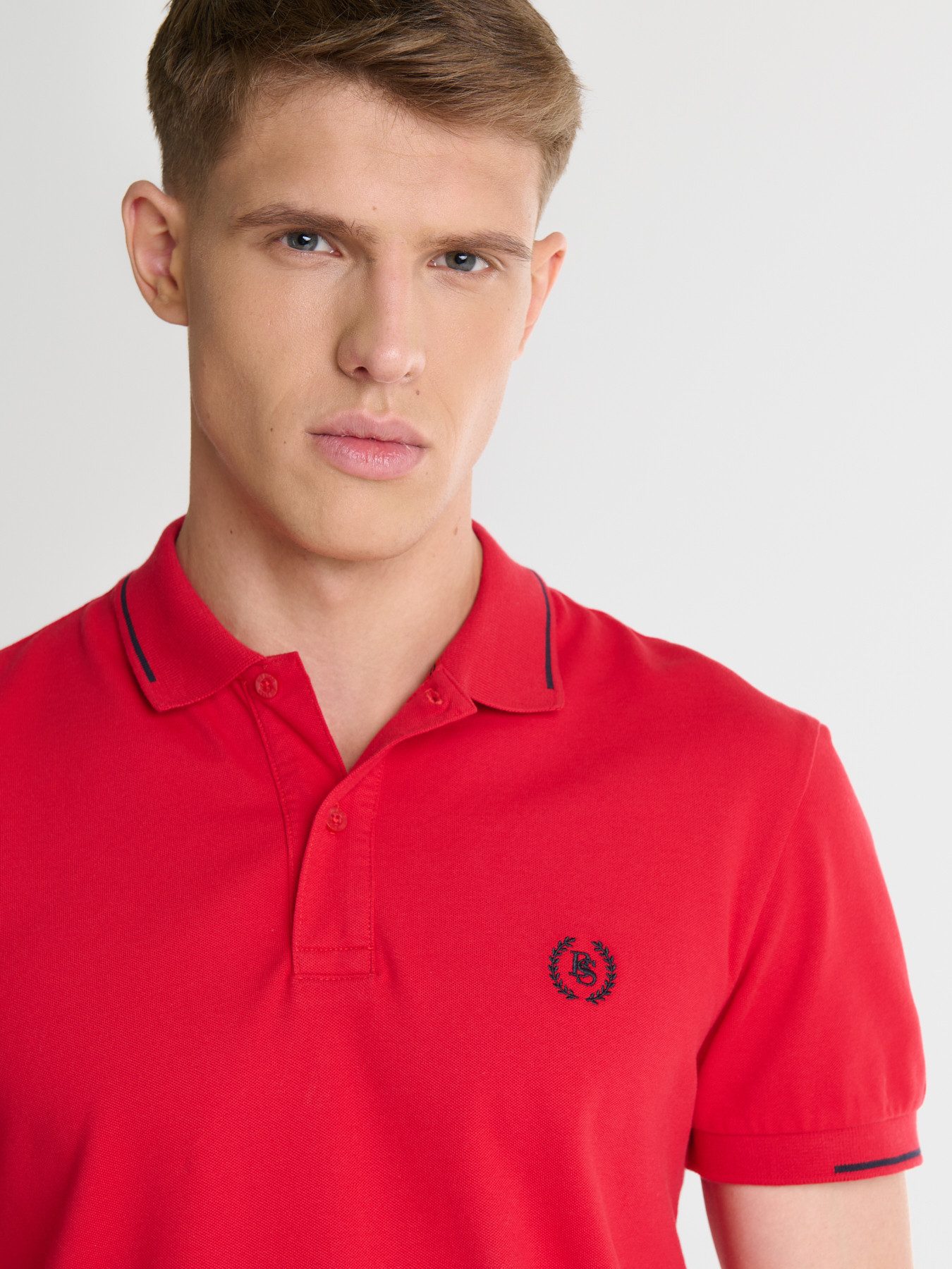 BIG STAR Poloshirt POLIAN rot