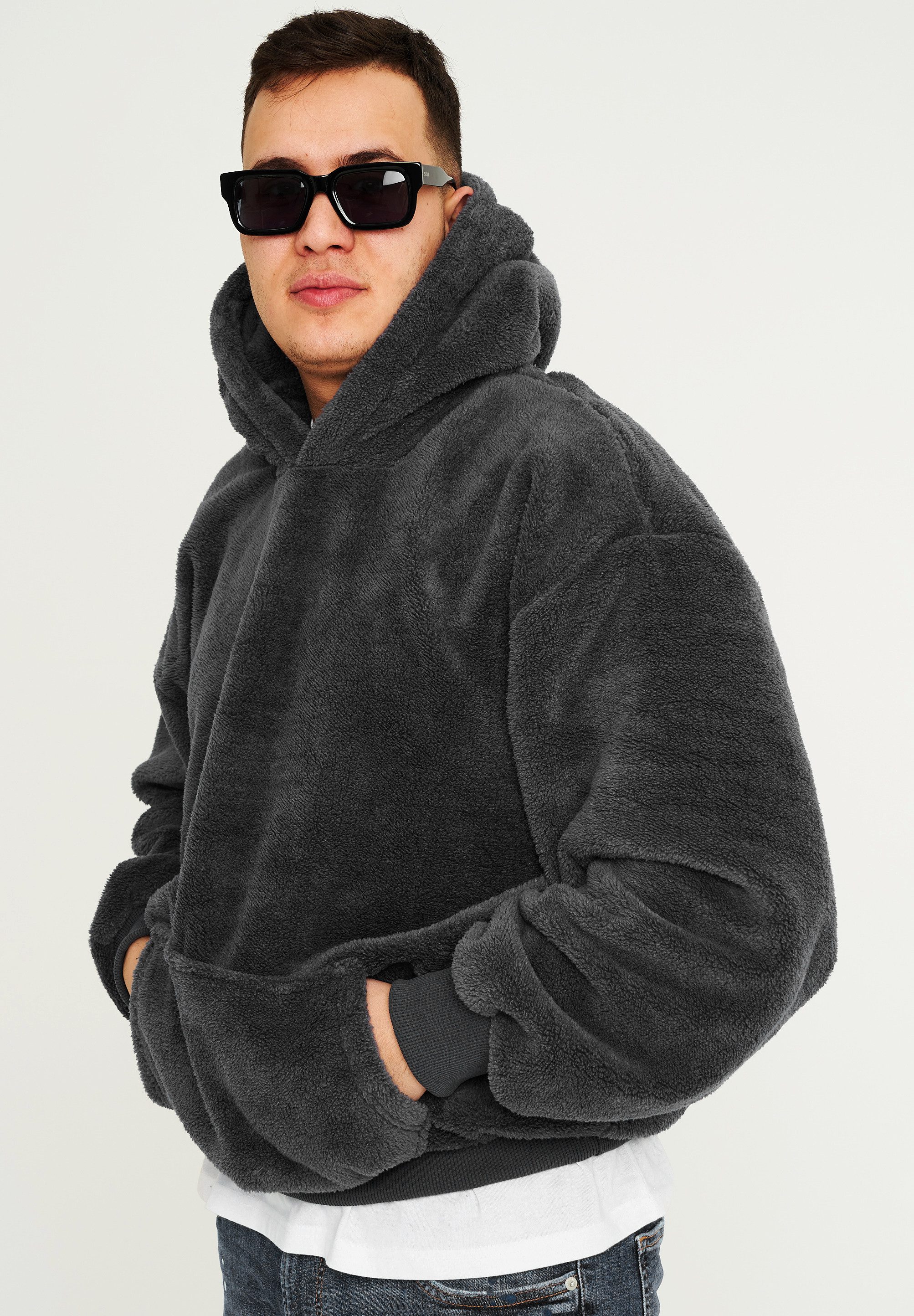 SOULSTAR Hoodie S2KELME Herren Oversize Kapuzenpullover günstig online kaufen