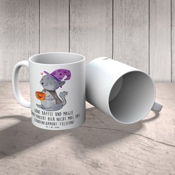 Mr. & Mrs. Panda Tasse Ohne Kaffee und Magie funktioniert hier nicht mal das Kundensupport-T, Keramik, Herzberührende Designs