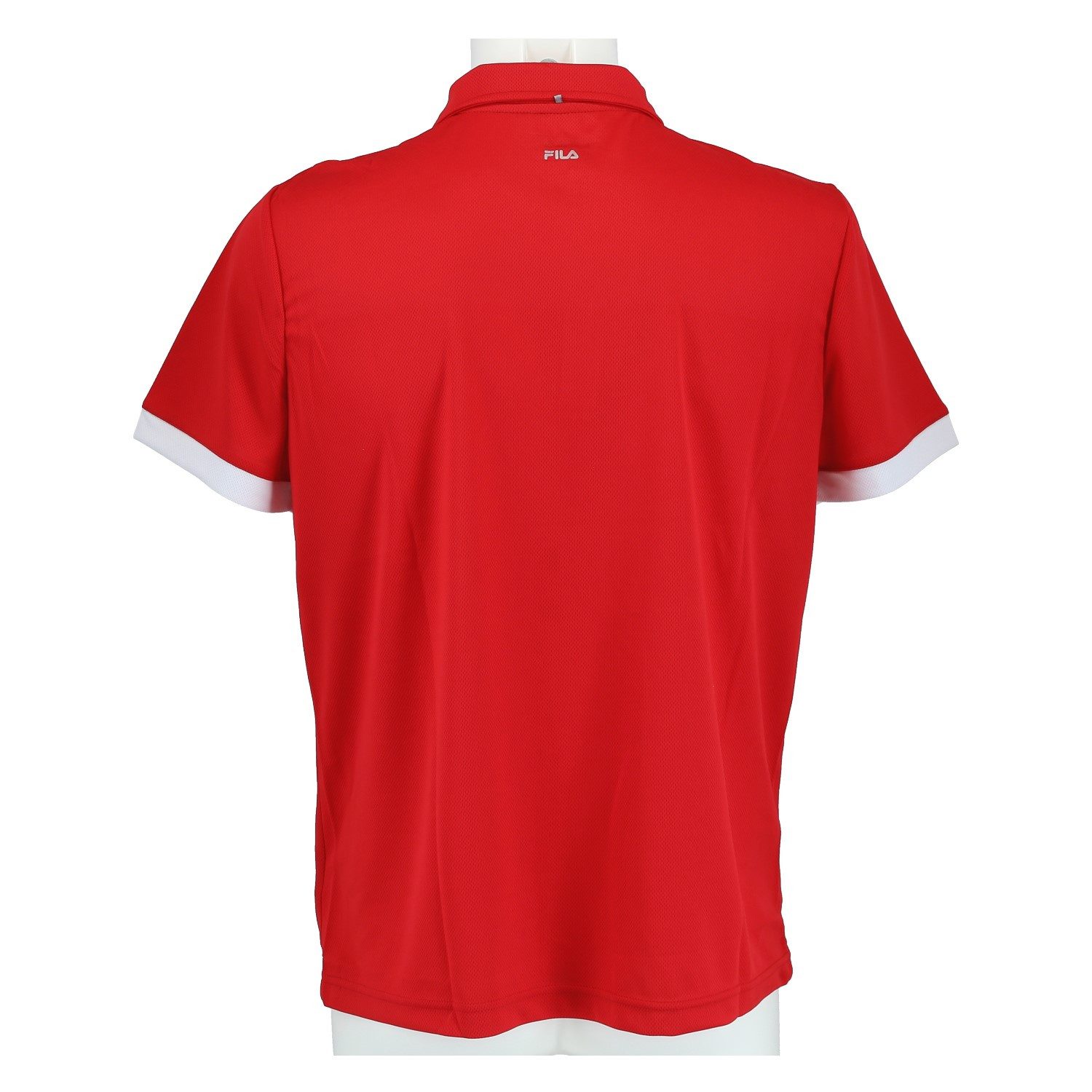 Fila Poloshirt Markus (100% Polyester) rot/weiss Herren