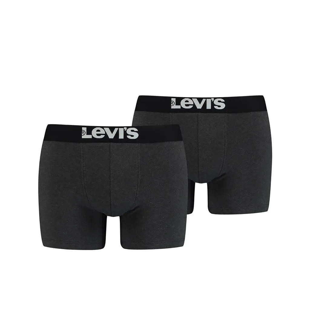 Levi's® Boxershorts Herren Solid Basic Boxershorts 2 er Pack (2-St., 2 er P günstig online kaufen