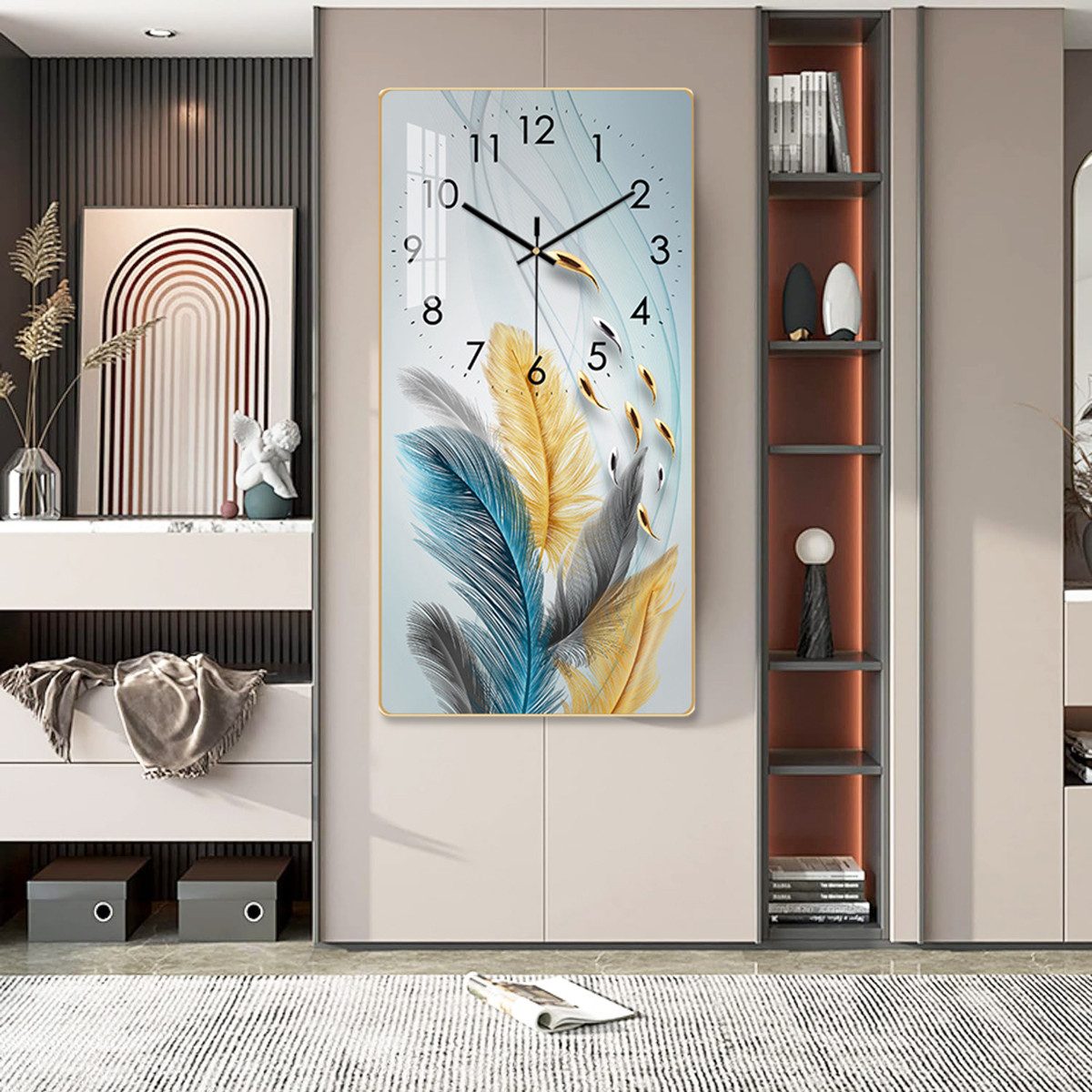 RWEUOQ Wanduhr Hängende Uhr dekorativ große günstig online kaufen