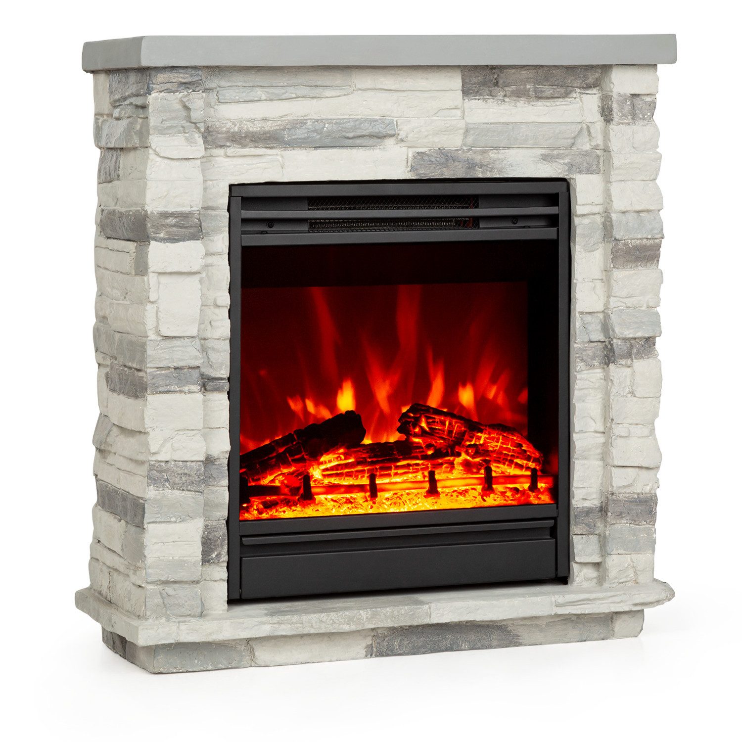 Klarstein Elektrokamin Lienz, elektrischer Kamin mit Heizfunktion Heizlüfte günstig online kaufen