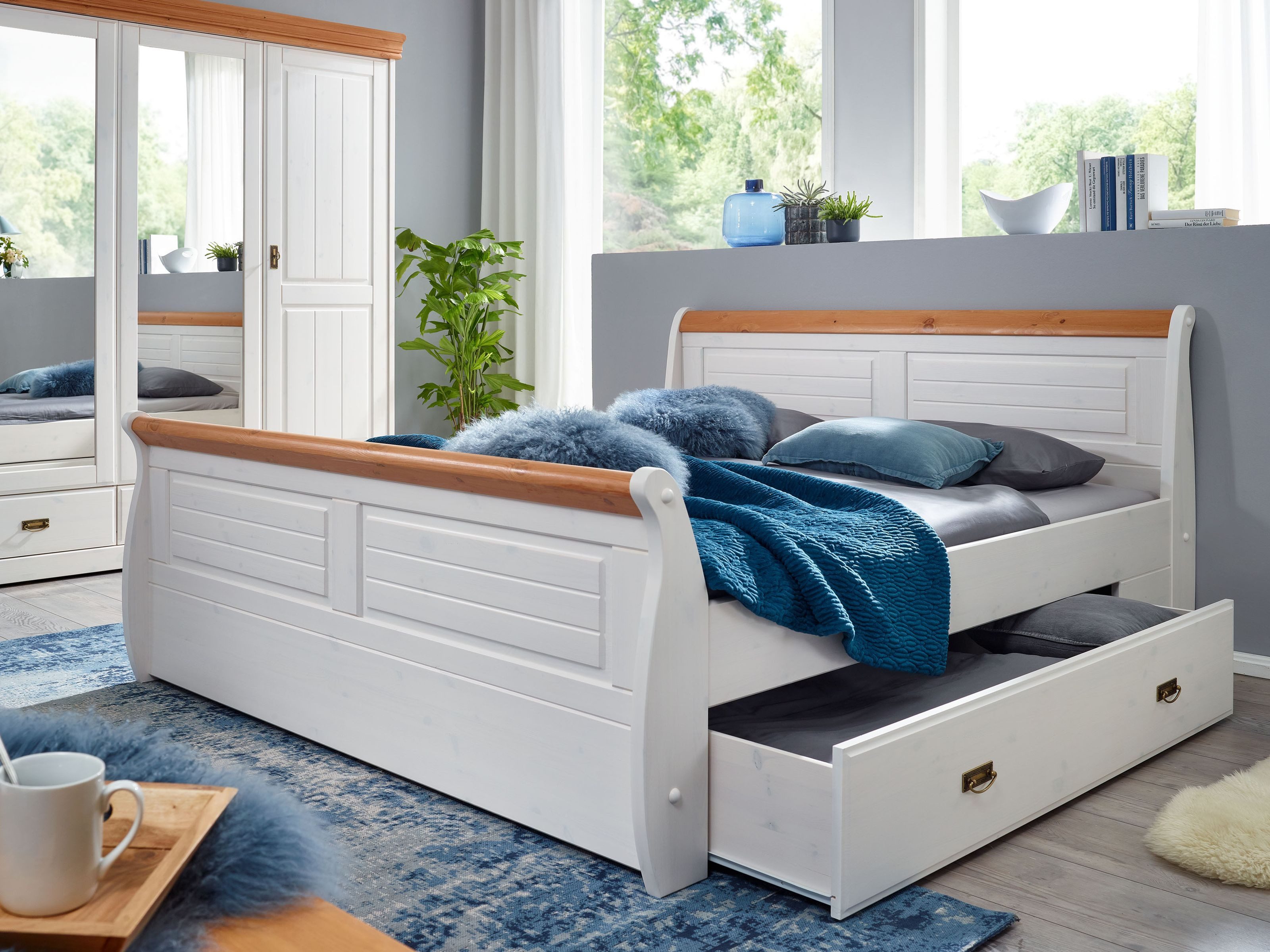 G+K Möbelvertriebs GmbH Bett 187 x 99 x 223 cm (B/H/T)
