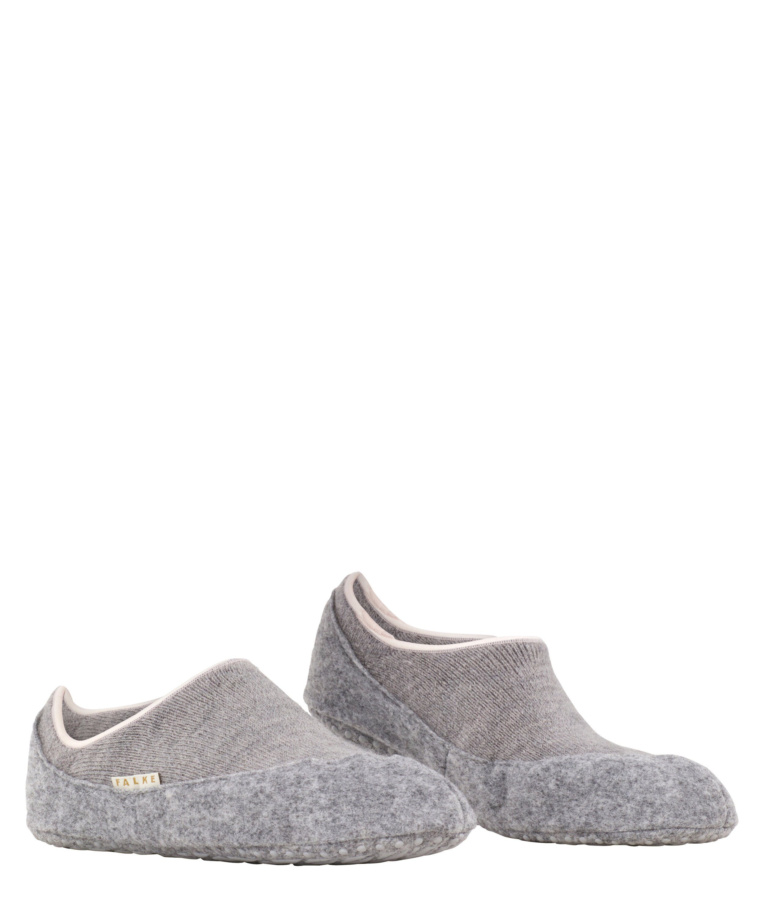 FALKE Socken Cosyshoe Hausschuhe (1-Paar) mit Merinowolle & rutschhemmender Sohle