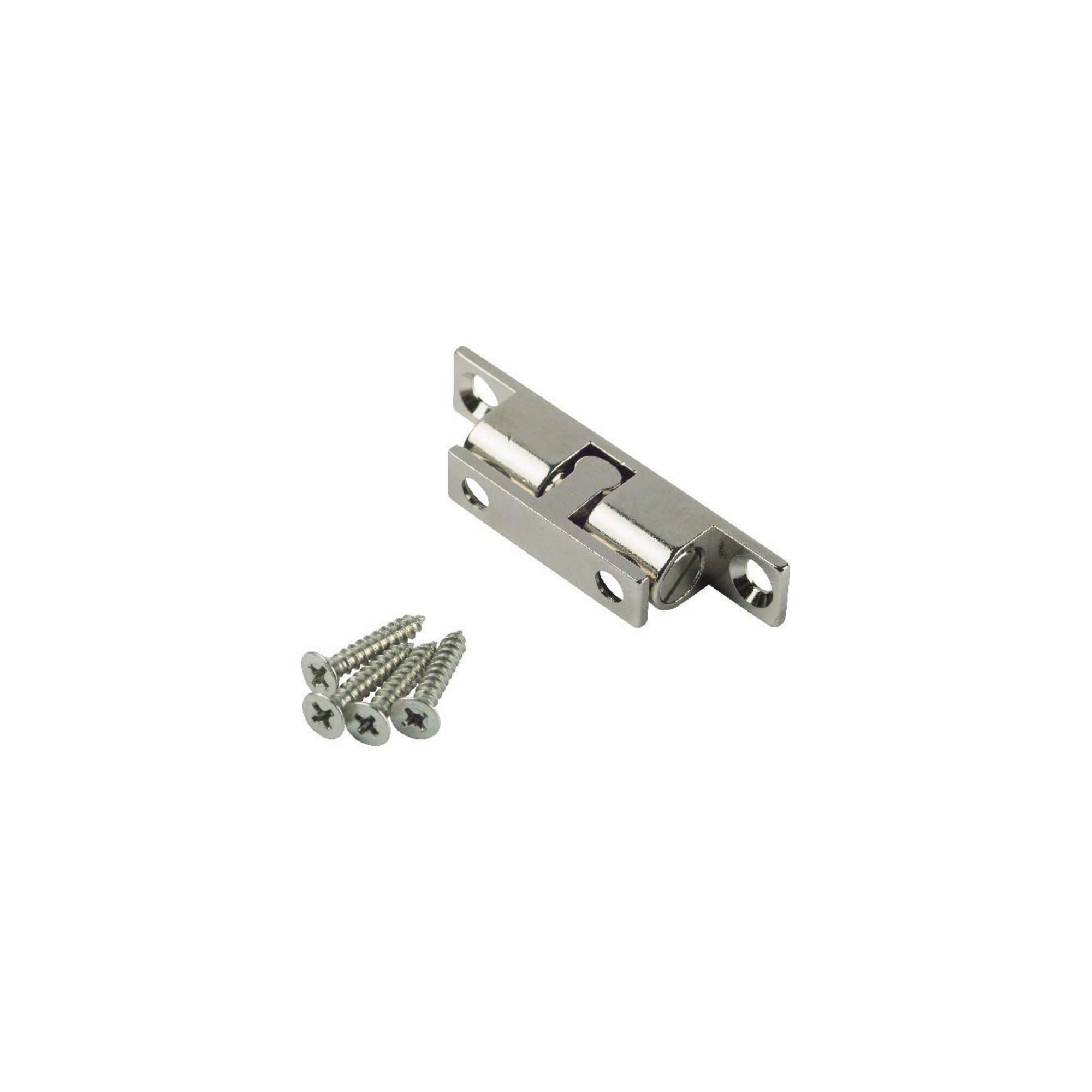 SUKI Haftmagnetschnäpper suki MB-Doppelkugelschnäpper, L 60mm, B 11mm, Messing