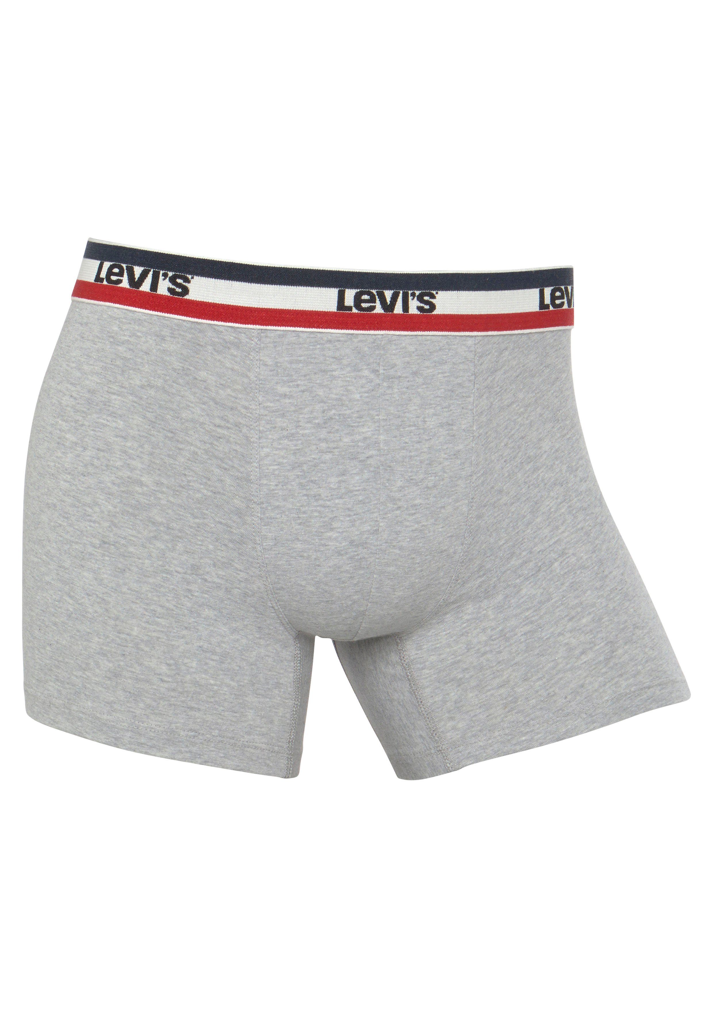 6-St) Mit Levi's® Sportswear Logo-Bund Men Boxershorts (Packung, Logo Boxer