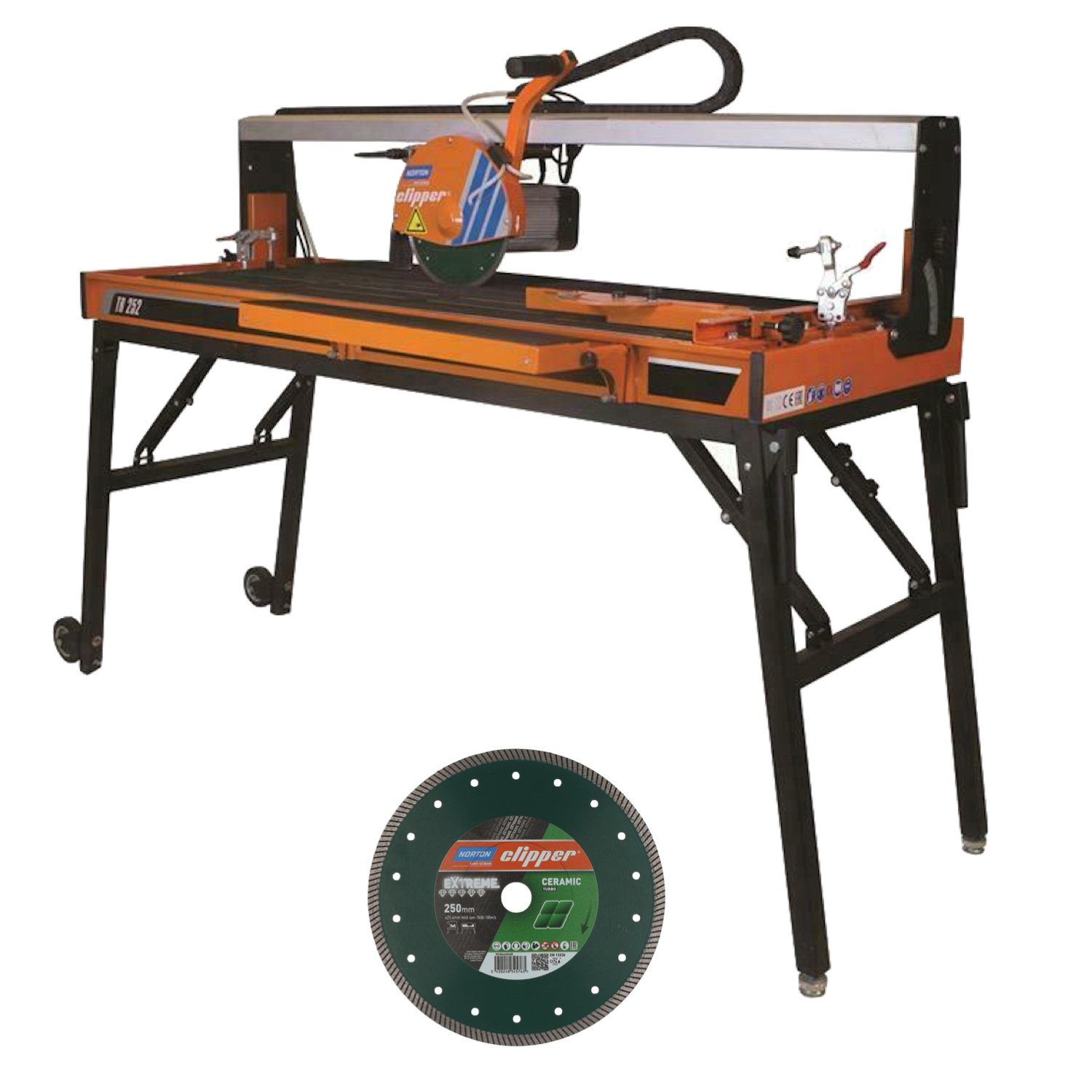 NORTON CLIPPER Fliesenschneidemaschine Norton Clipper TR 252 Fliesenschneid günstig online kaufen