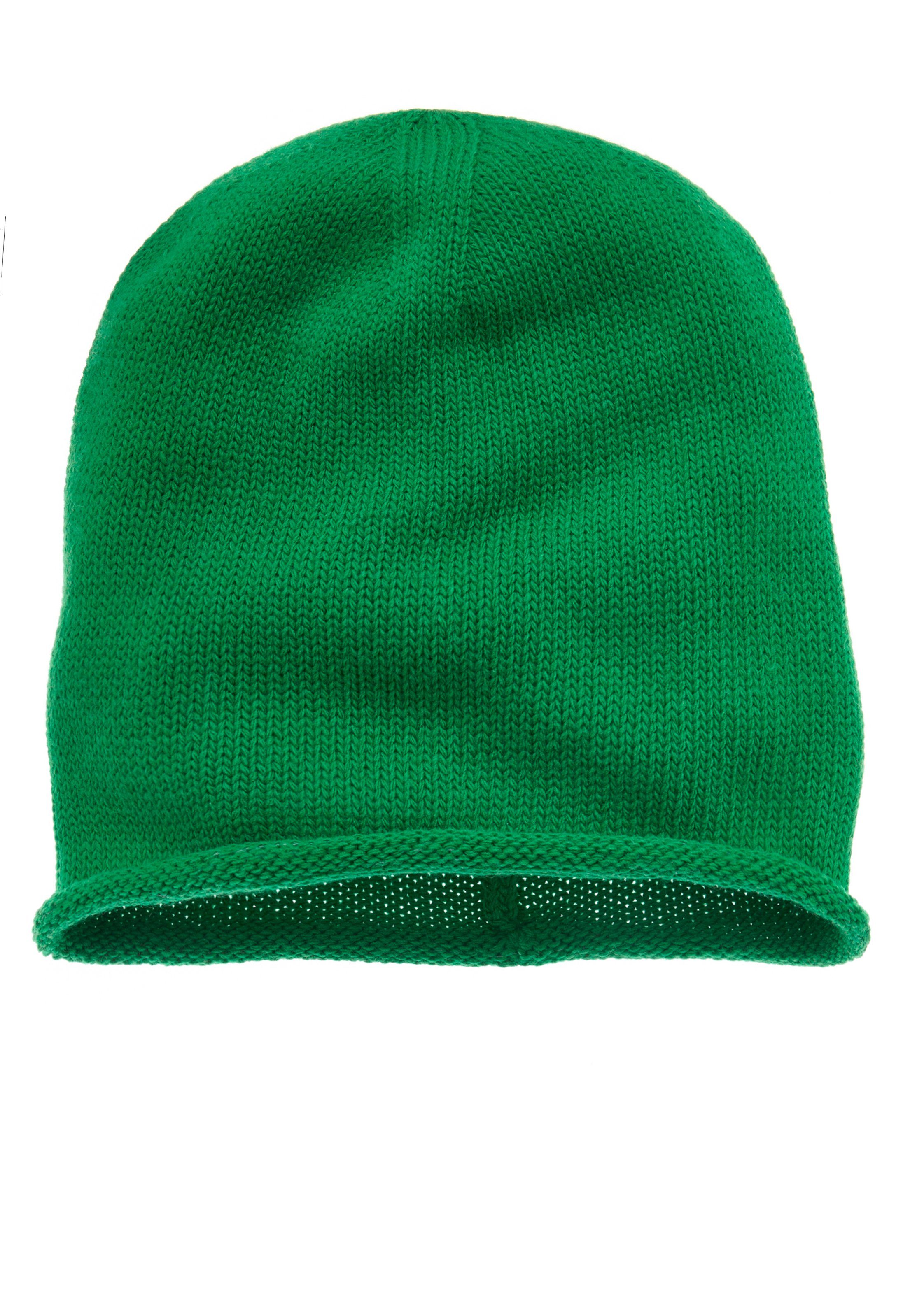 LASCANA Beanie Strickmütze Feinstrick mit Rollrand, günstig online kaufen