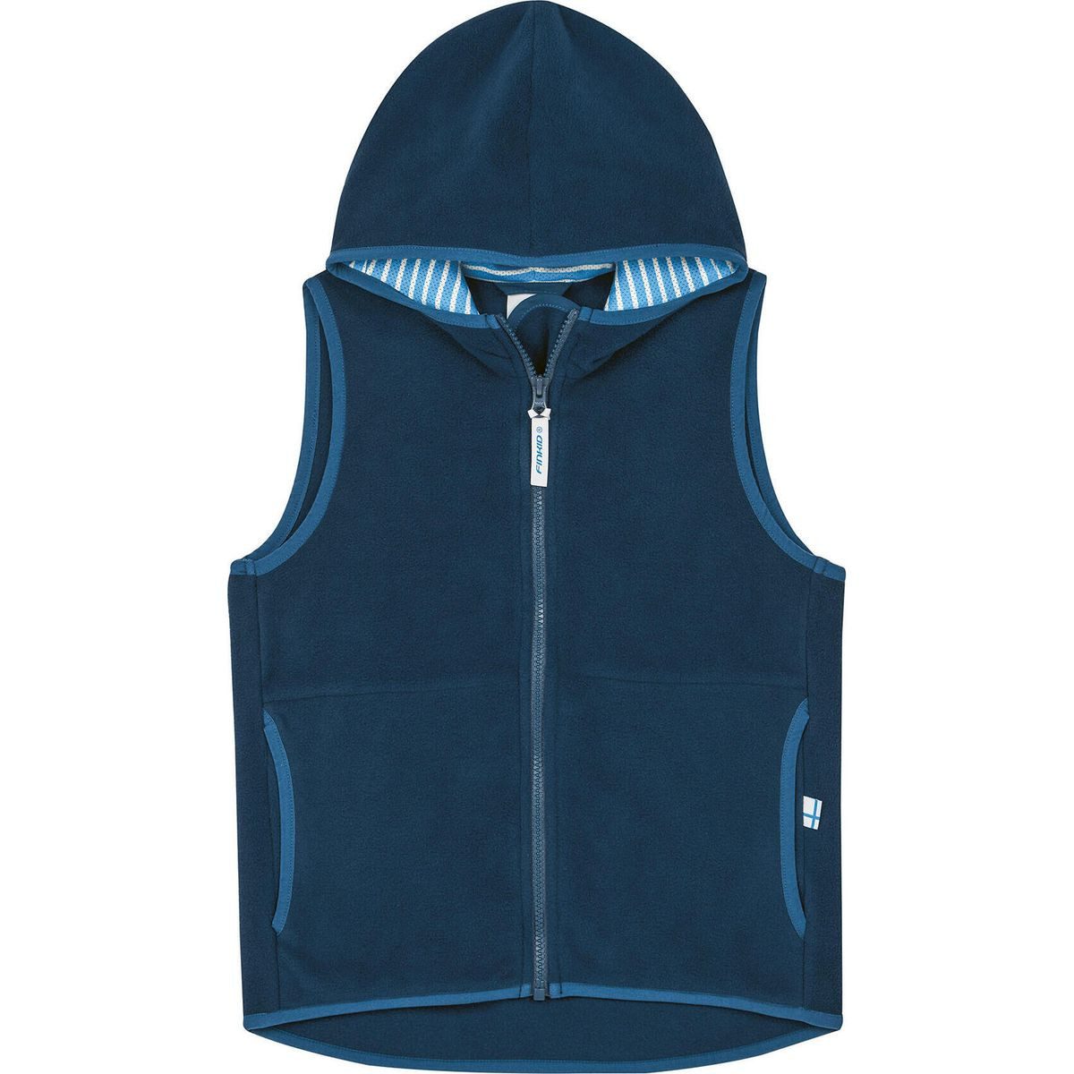 Finkid Funktionsweste Poppeli Vielseitige, atmungsaktive Fleeceweste mit Zip-In-Funktion und