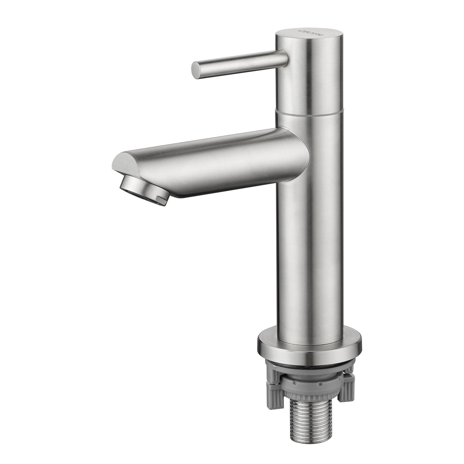 CECIPA MAX Waschtischarmatur Kaltwasserhahn, Edelstahl (Badarmatur Armatur, 1-St., Wasserhahn Bad) Waschbecken