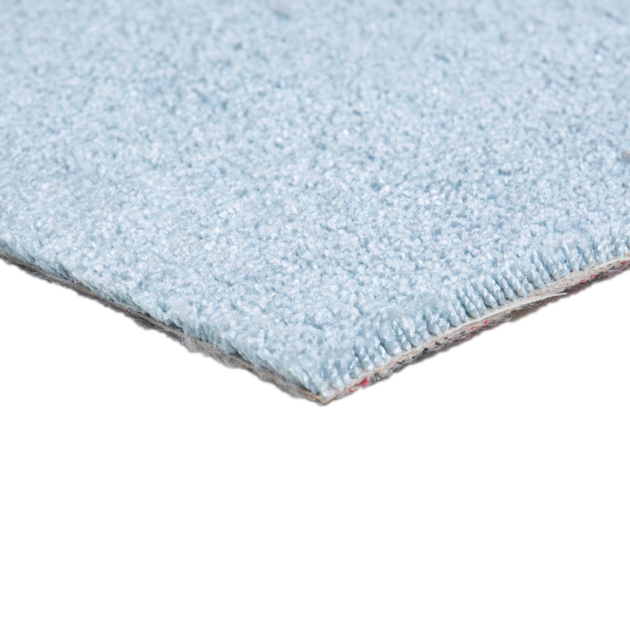 Uni Velours Breite Qualität, oder strapazierfähig rechteckig, cm, Farben, mm, Teppichboden Andiamo, weiche blau Levin, 400cm 500 10 Höhe: