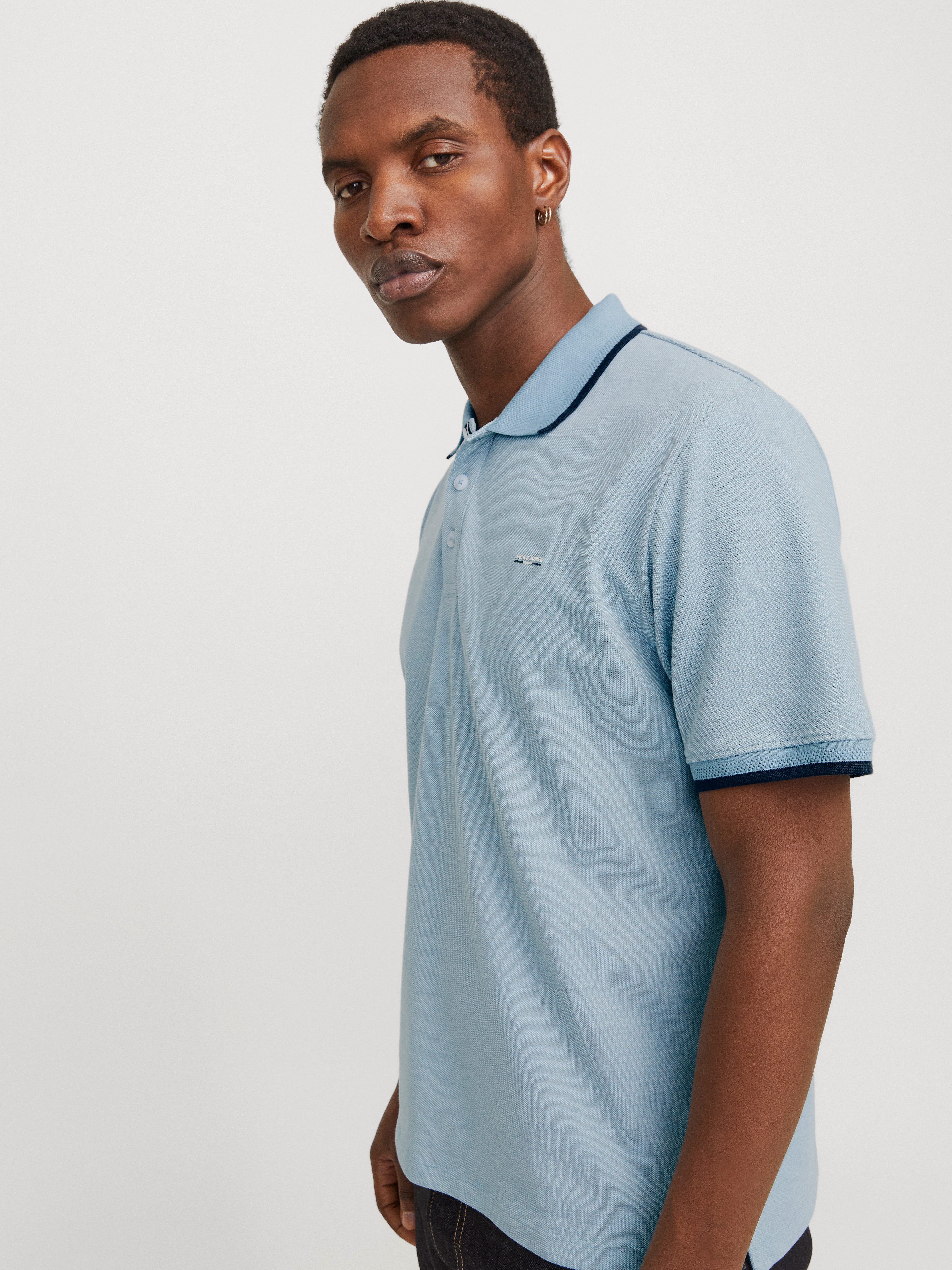 Jack & Jones Poloshirt JPRBLUALVES SS POLO SN mit Logo Stickerei günstig online kaufen