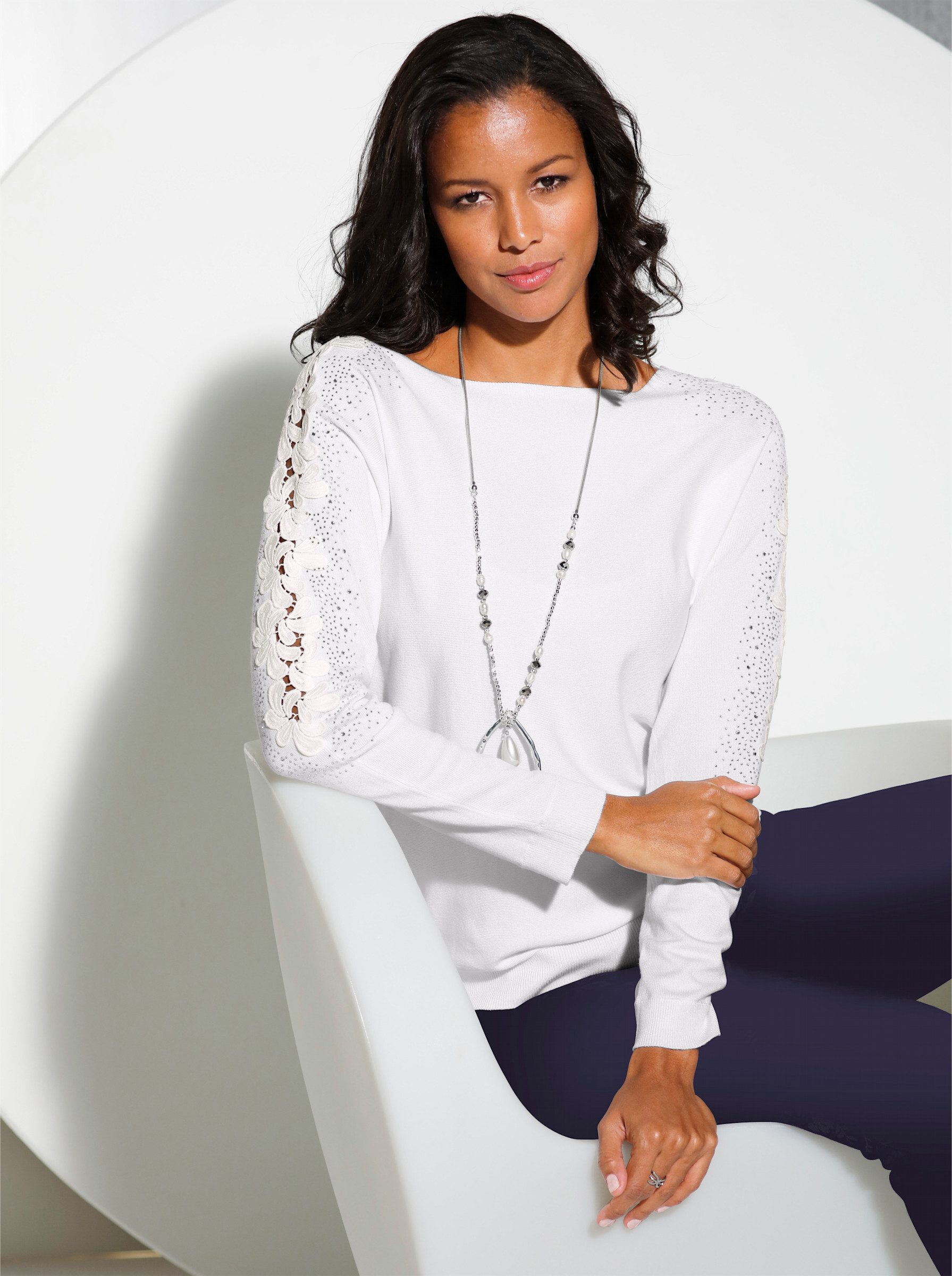 Witt Strickpullover Pullover Langarm Feinstrick, Jersey