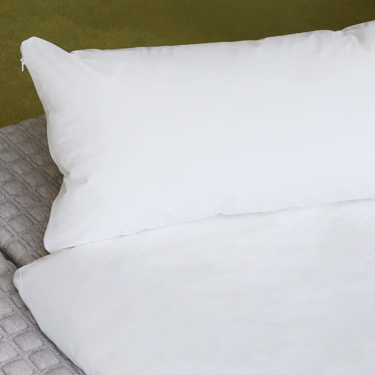 TRAUMSCHLAF Bettwäsche wasserdichte Kissen- und Bettbezüge, Mikrofaser, 1 teilig, Encasing, wasserundurchlässiger Kissen- und Bettbezug