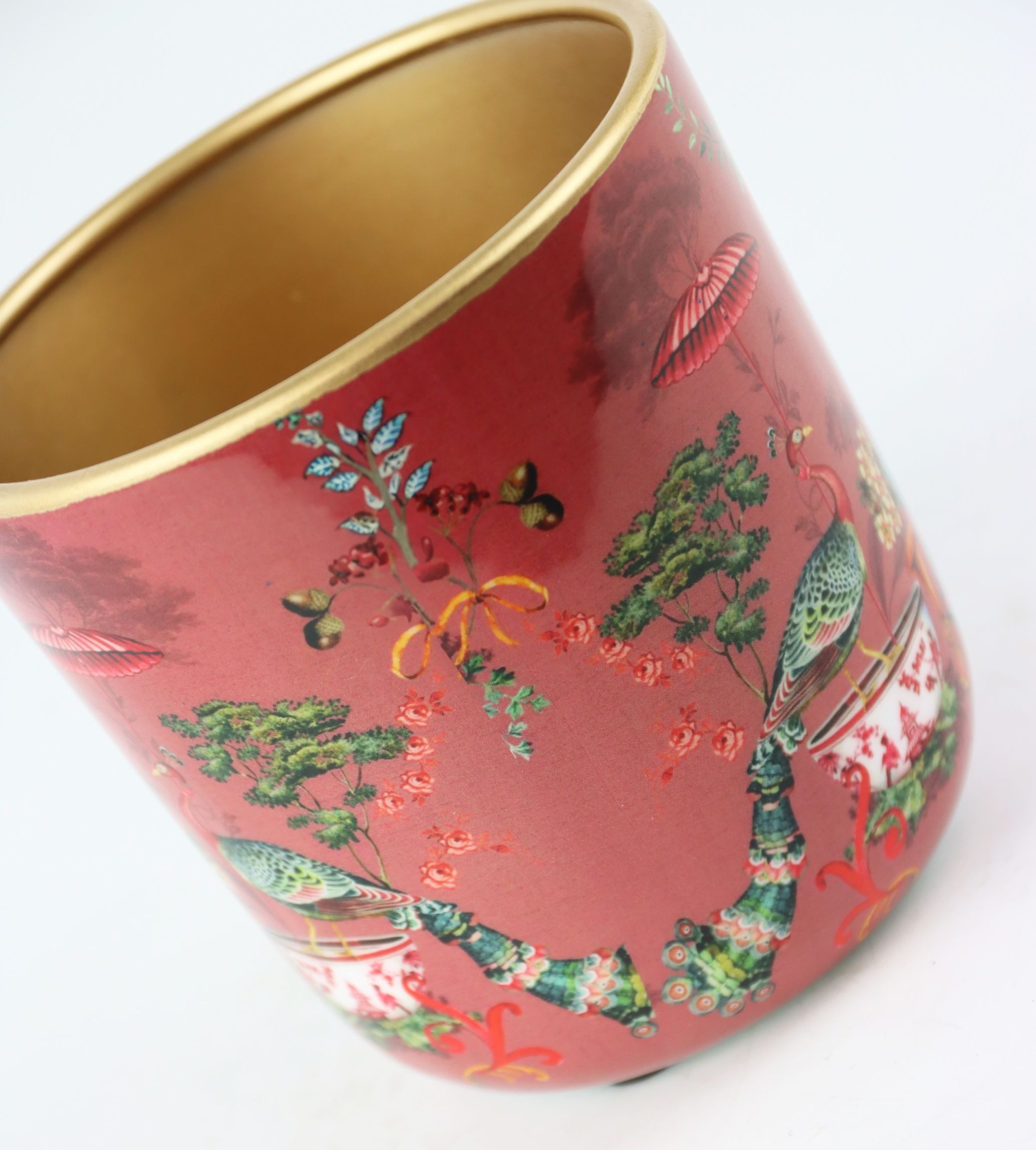 FURNARO Übertopf, mit asiatischem Pfauenmotiv in günstig online kaufen