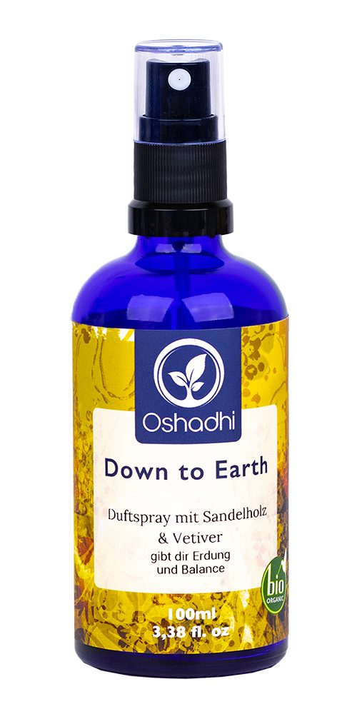 Raumduft to Down Duftspray - Oshadhi Earth