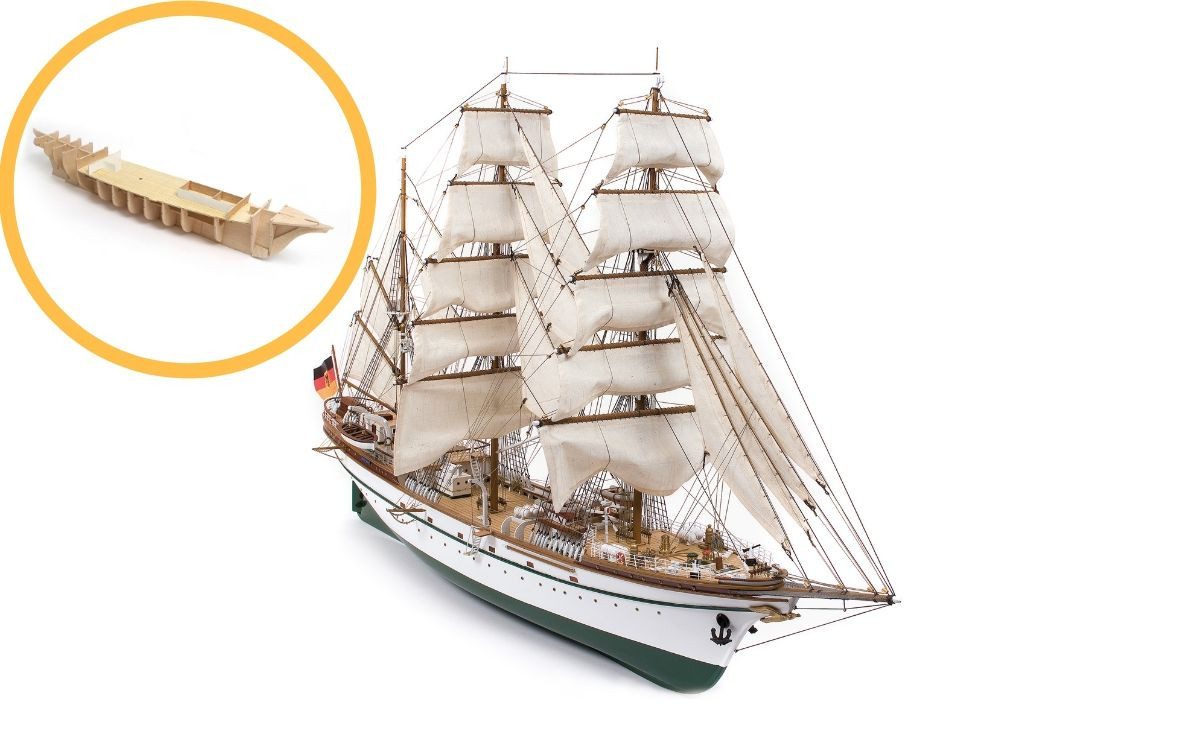 OcCre Modellbausatz Gorch Fock 1:95 Baustufe 1EOL, (Schiff, 1-tlg., #NV), Made in Europe