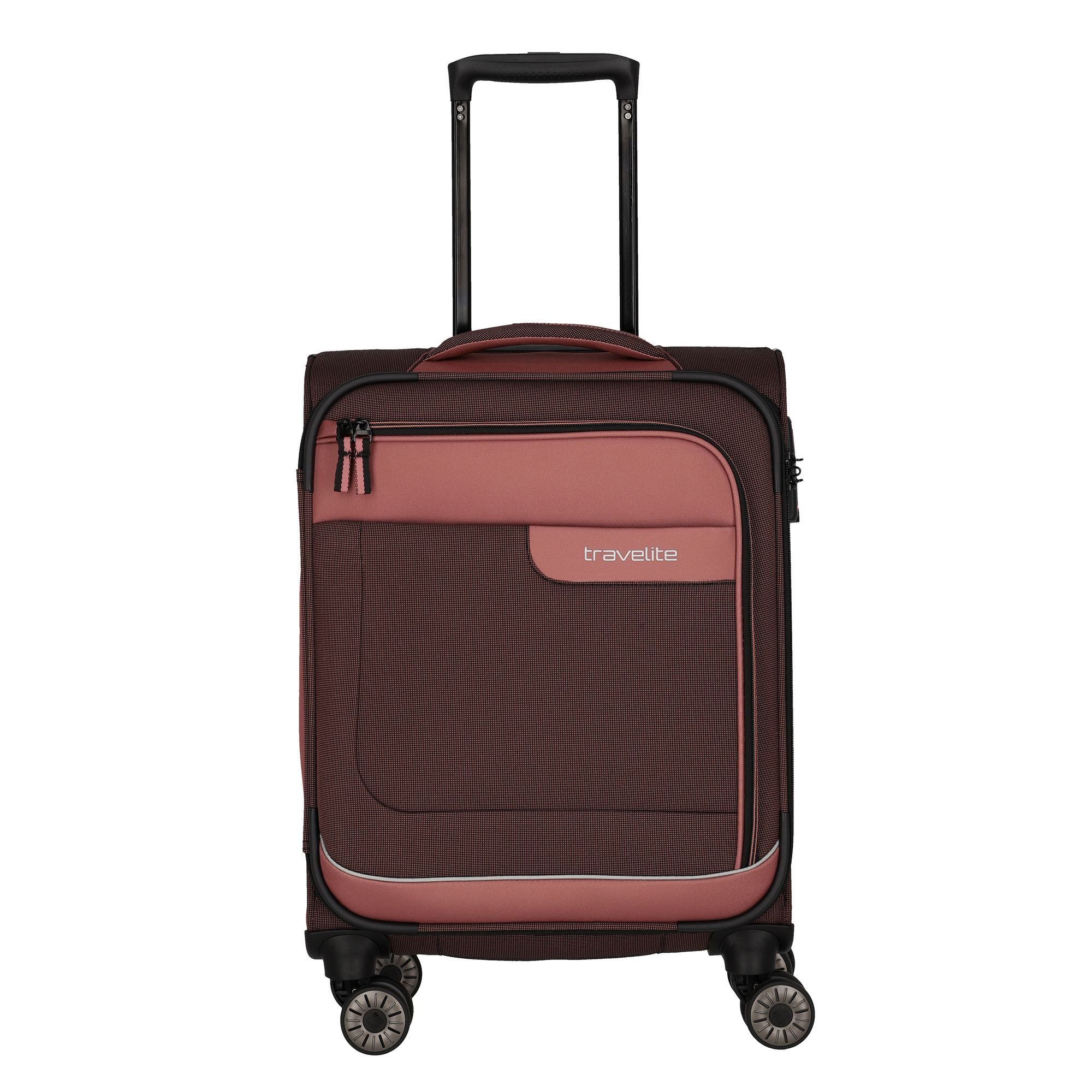 travelite Handgepäck-Trolley VIIA, 4 Rollen, Polyester