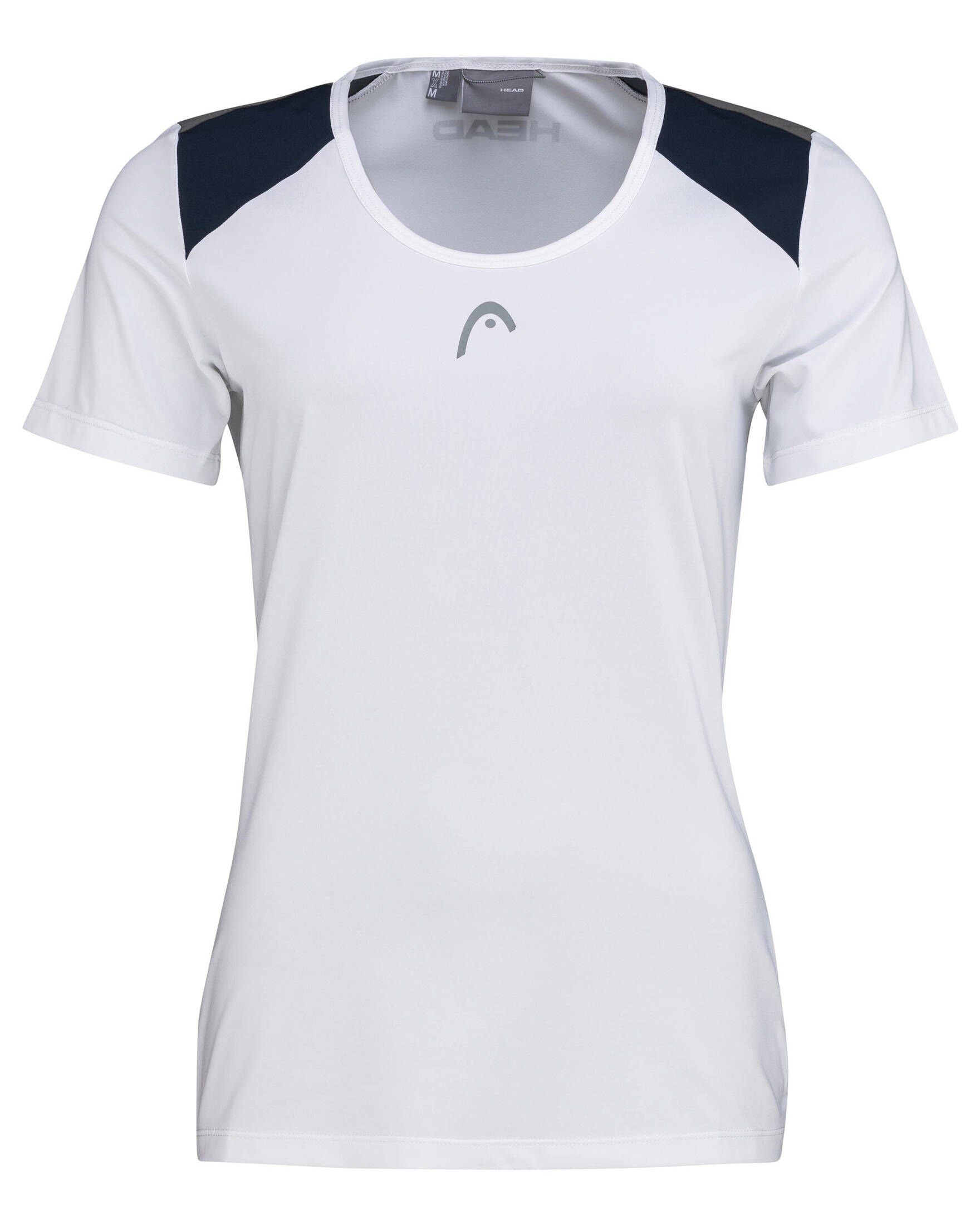 Head Tennisshirt Damen T-Shirt CLUB 22 TECH T-SHIRT W WHDB white/darkblue