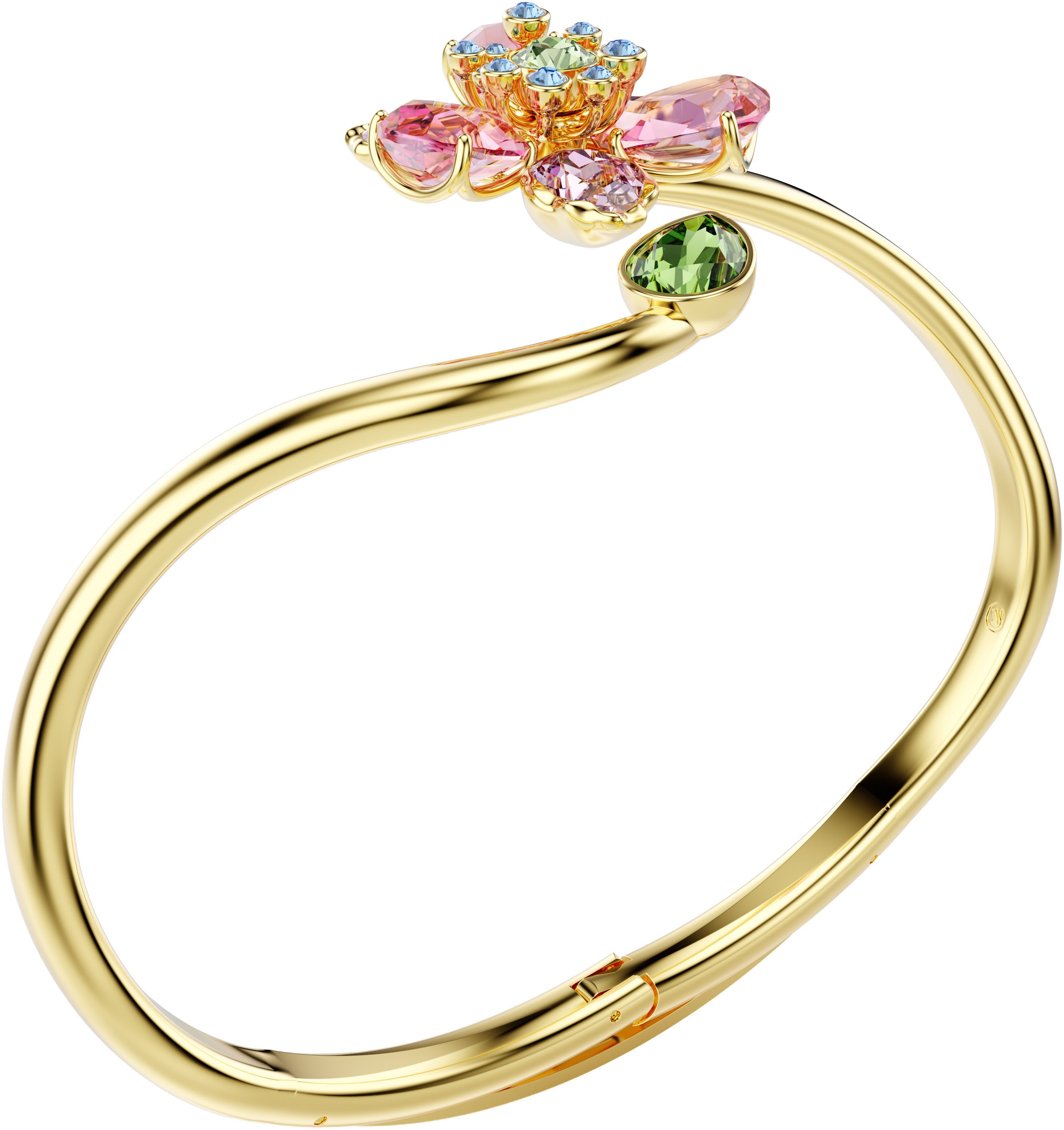 Swarovski Armreif Schmuck Geschenk Idyllia Armreif Blume, mit Swarovski® Kristall