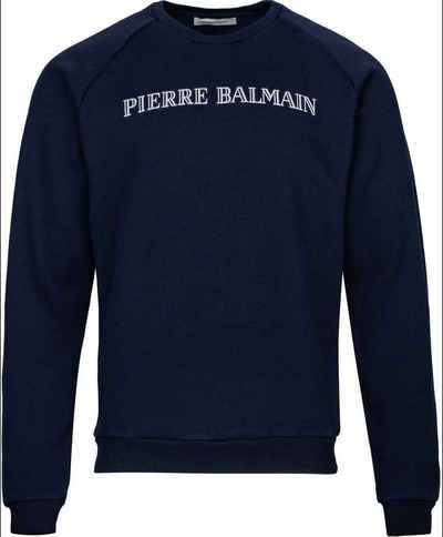 Balmain Sweatshirt PIERRE BALMAIN ICONIC LOGO SWEATSHIRT JUMPER SWEATER HOODY PULLI PULLO