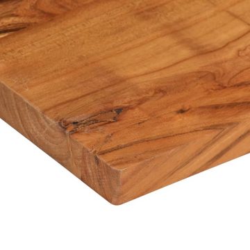 vidaXL Tischplatte Tischplatte 110x70x2,5 cm Rechteckig Massivholz Akazie (1 St)