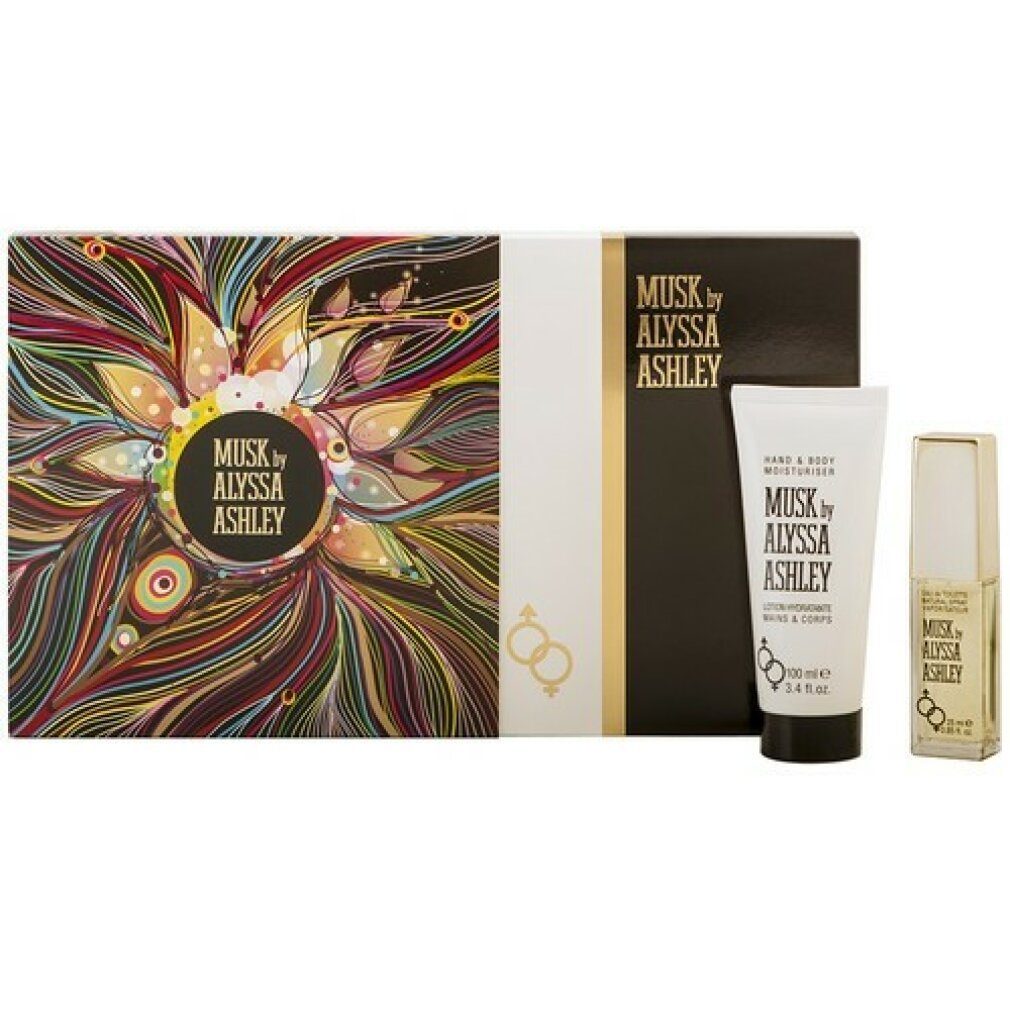 Alyssa Ashley Duft-Set Musk Eau De Toilette Spray 50ml Set 2 Artikel