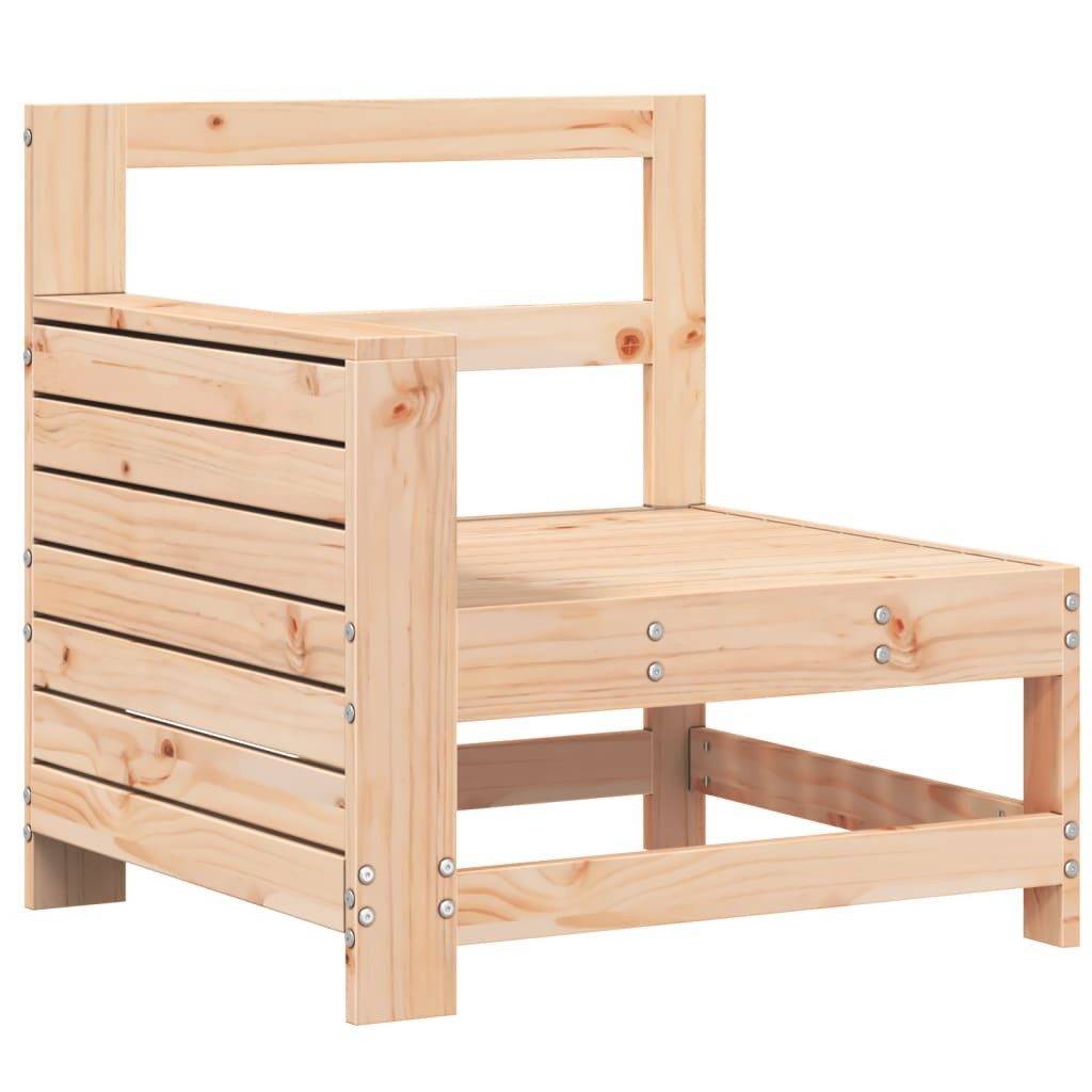 Sofaelement Gartensofa mit Armlehne 69x62x70,5 cm Massivholz Kiefer