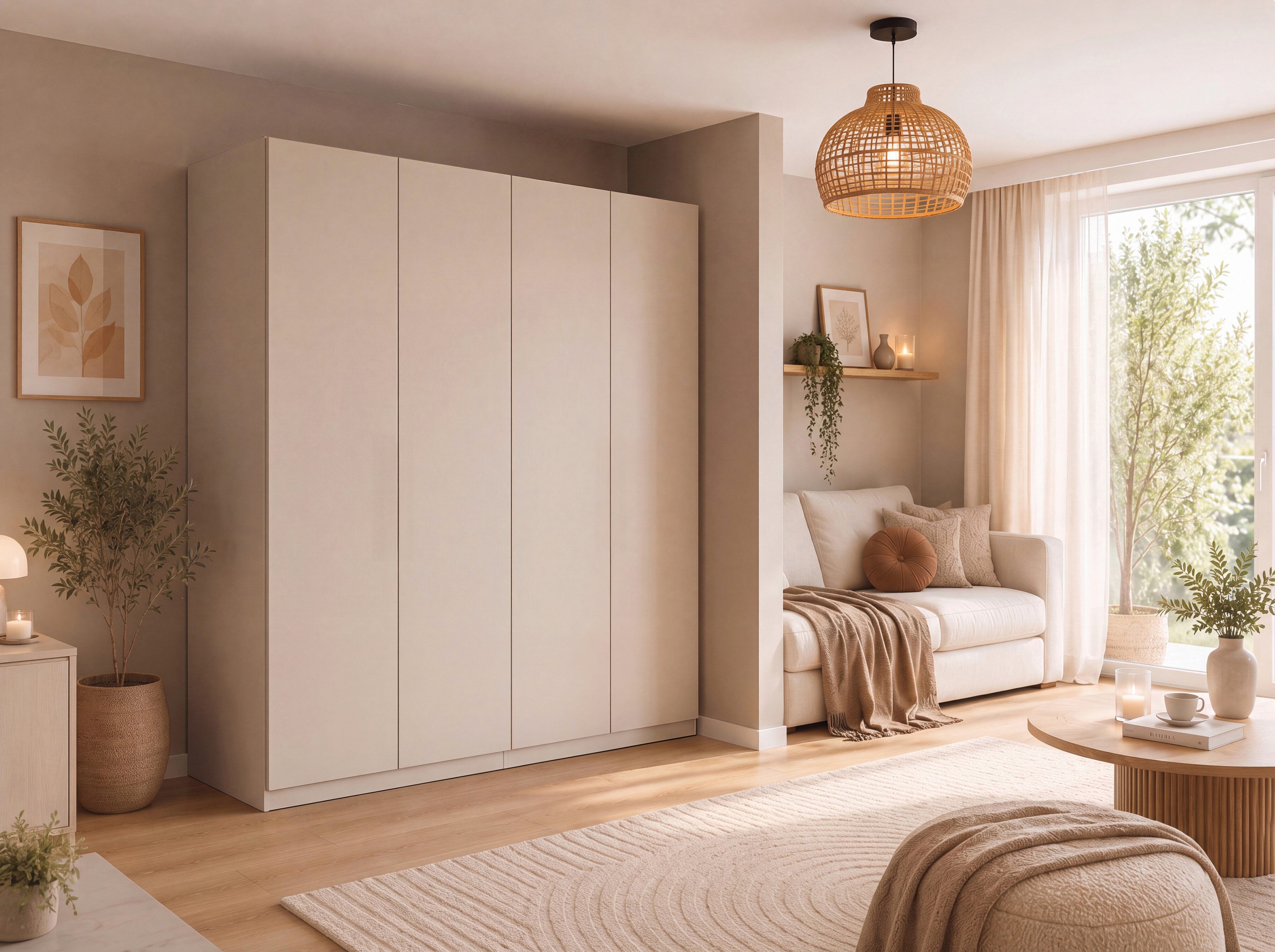 rauch Kleiderschrank Schlafzimmer Garderobe Kinderzimmer WELTNEUHEIT ELVIK by rauch-ONE (3 Ausstattungsvarianten - Breiten 47-405 cm, Höhen 187/212/231 cm) PATE – Bild 2 von 5