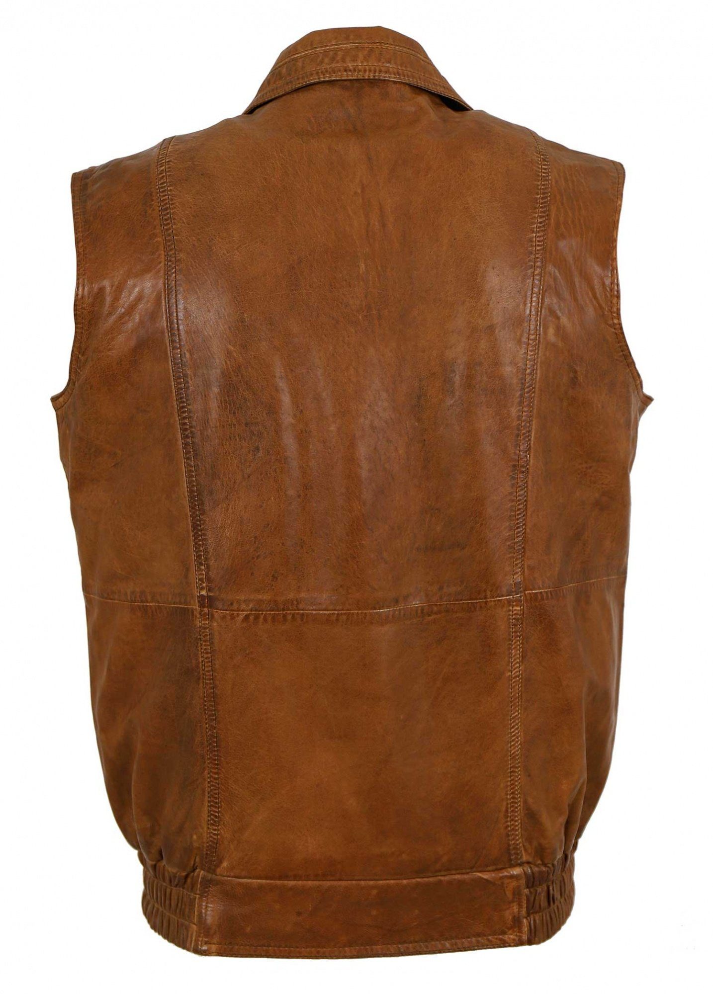 Maddox Lederweste Maddox - Herren Lederweste Lammnappa cognac günstig online kaufen