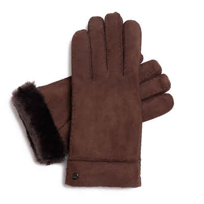Hand Gewand by Weikert Lederhandschuhe »EVA - Lammfell-Handschuhe aus spanischem Merino-Lammfell«