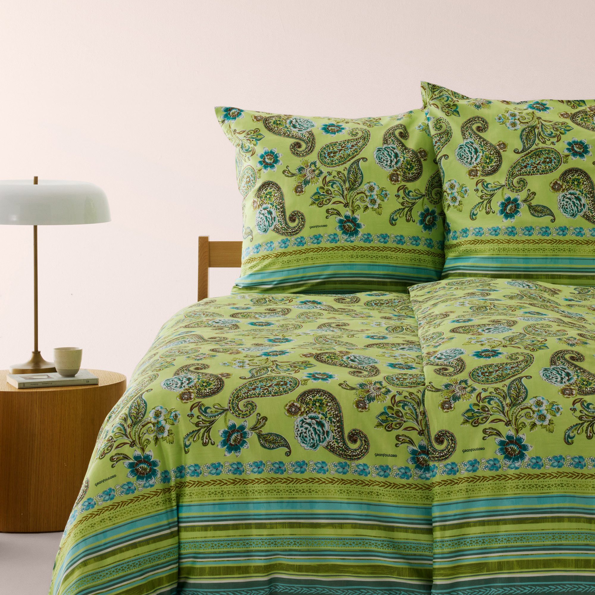 Bassetti Bettwäsche Bettwäsche "Rapallo", Mako-Satin, Feinsatin Paisley/Blumen/Ornamente