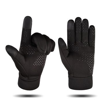 Alster Herz Fahrradhandschuhe »Fahrrad Handschuhe Winter, Touchscreen, Lightweight, A0211« in sportlichem Design, atmungsaktiv