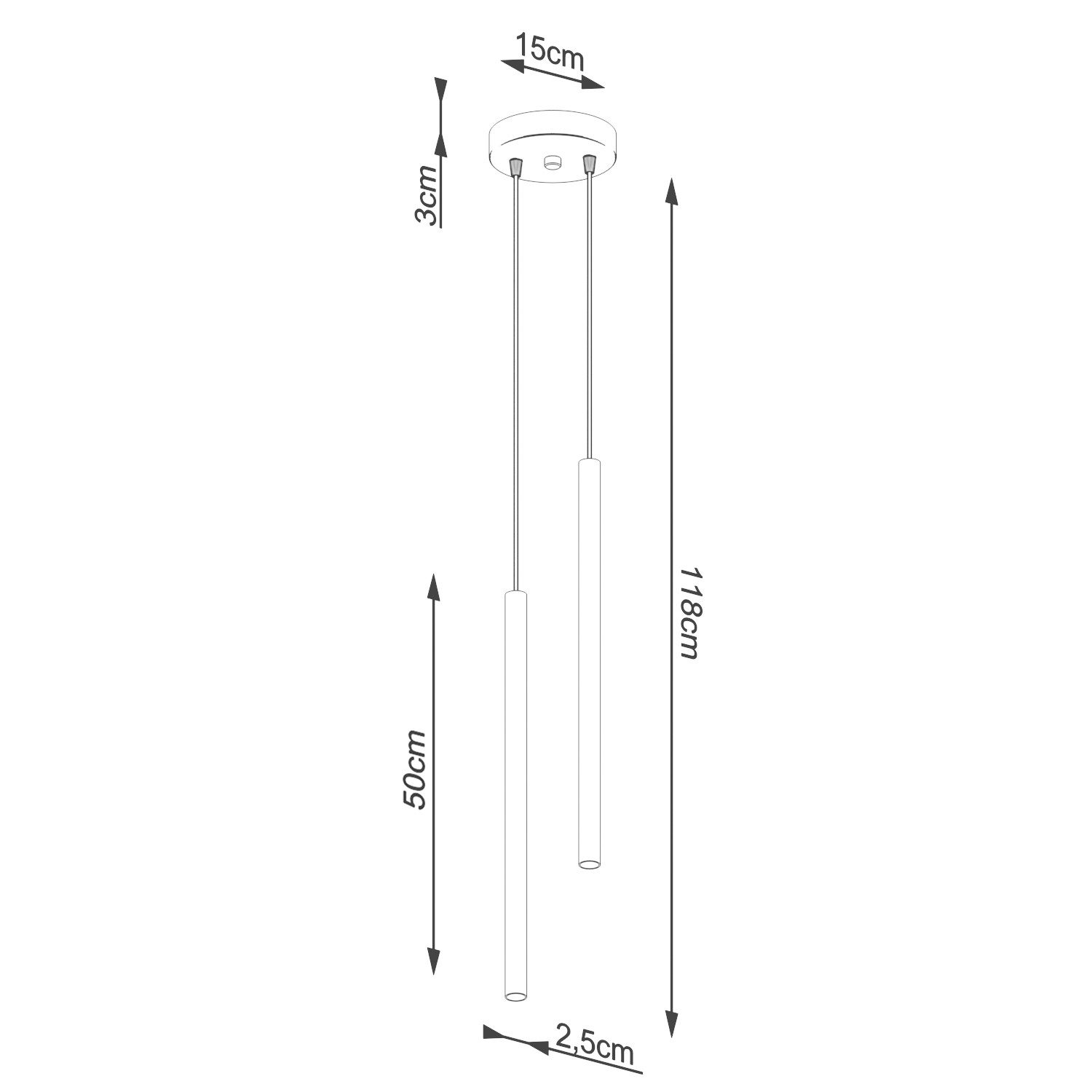 SOLLUX lighting Hängeleuchte Pendelleuchten Pastelo 2 Schwarz, Nicht enthalten – Bild 5 von 5