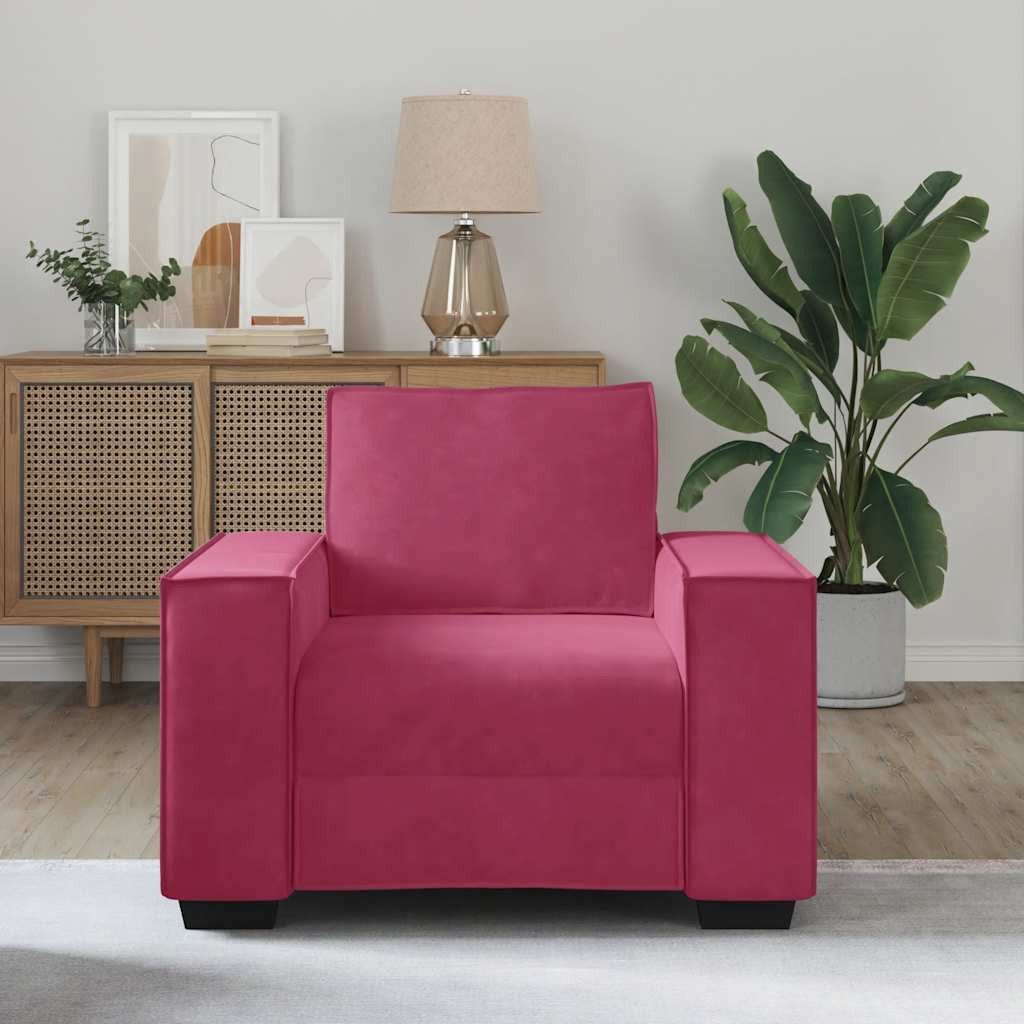 vidaXL Sofa Sessel Weinrot 60 cm günstig online kaufen