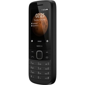 Nokia 225 - Handy - schwarz Handy (2,4 Zoll, 128 GB Speicherplatz)