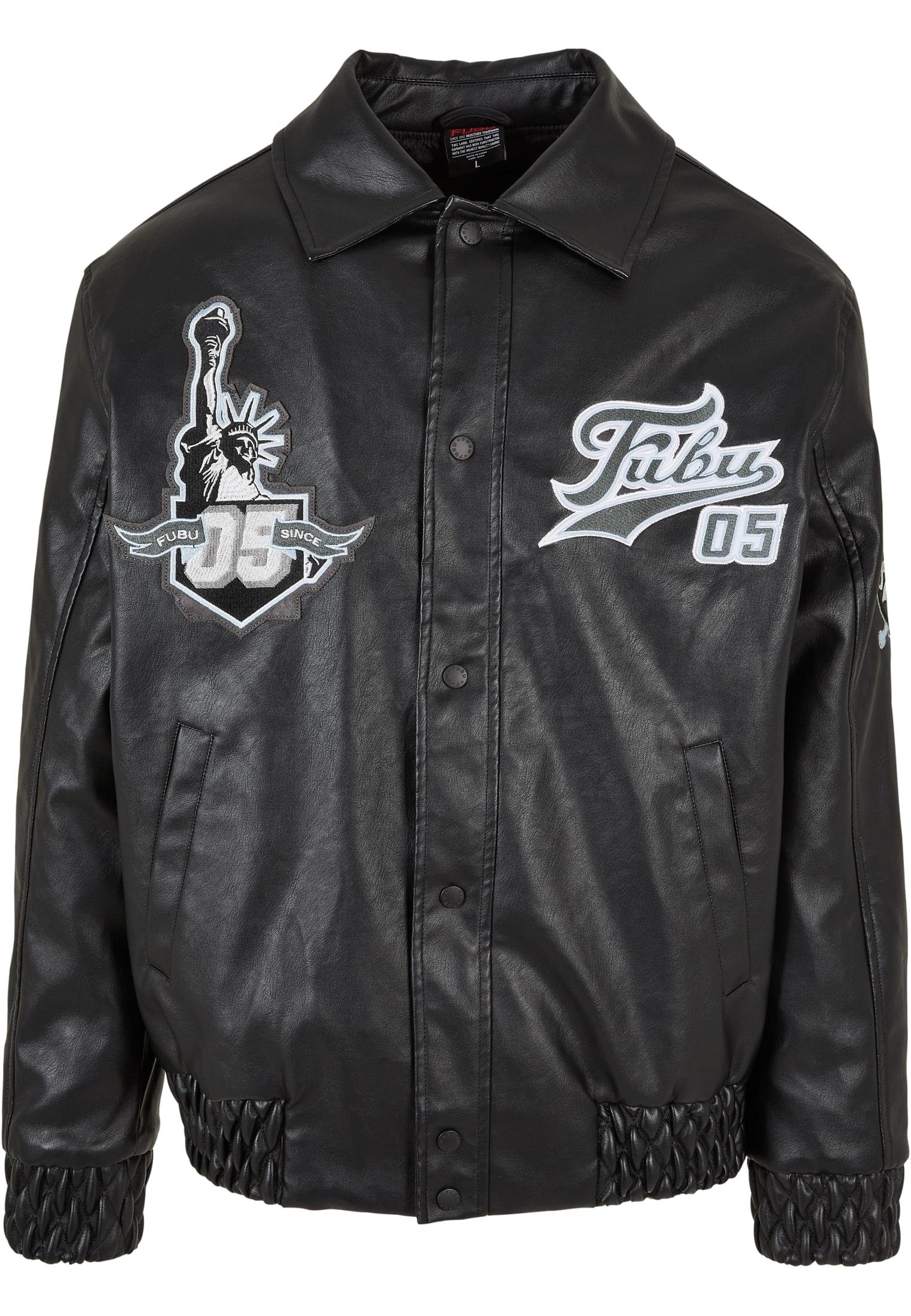 Fubu Sommerjacke Herren leather Jacket (1-St) Varsity FM224-043-1