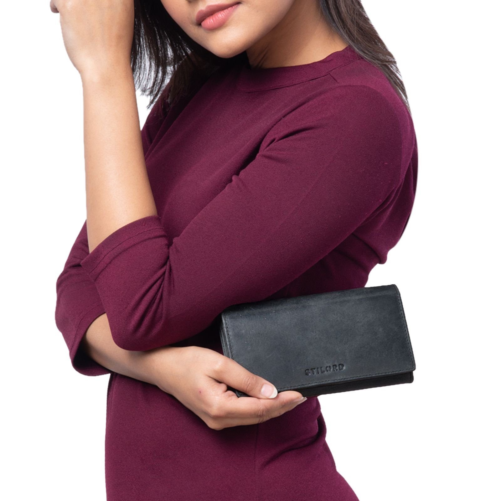 STILORD Geldbörse "Marquesa" Leder Geldbörse Damen günstig online kaufen