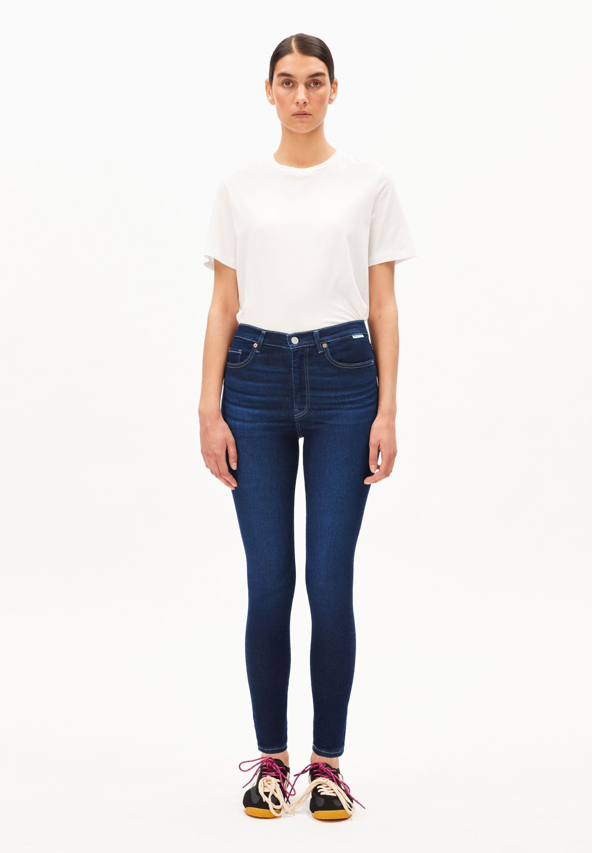Armedangels Skinny-fit-Jeans INGAA Skinny Jeans aus Baumwoll Mix (X-Stretch) High waist