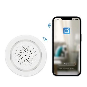 LogiLink Smart Home Wi-Fi Smart Alarmsirene (Tuya kompatibel)